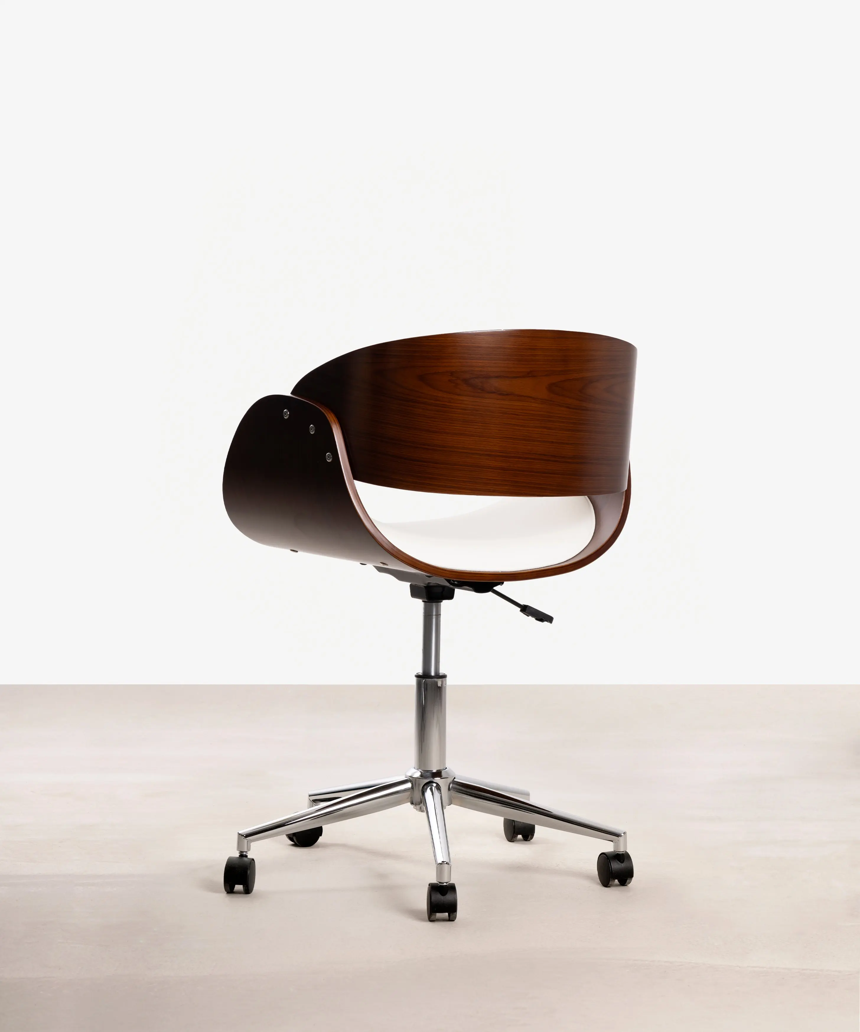 Silla de Escritorio de Polipiel y Madera Debbie - Image 5