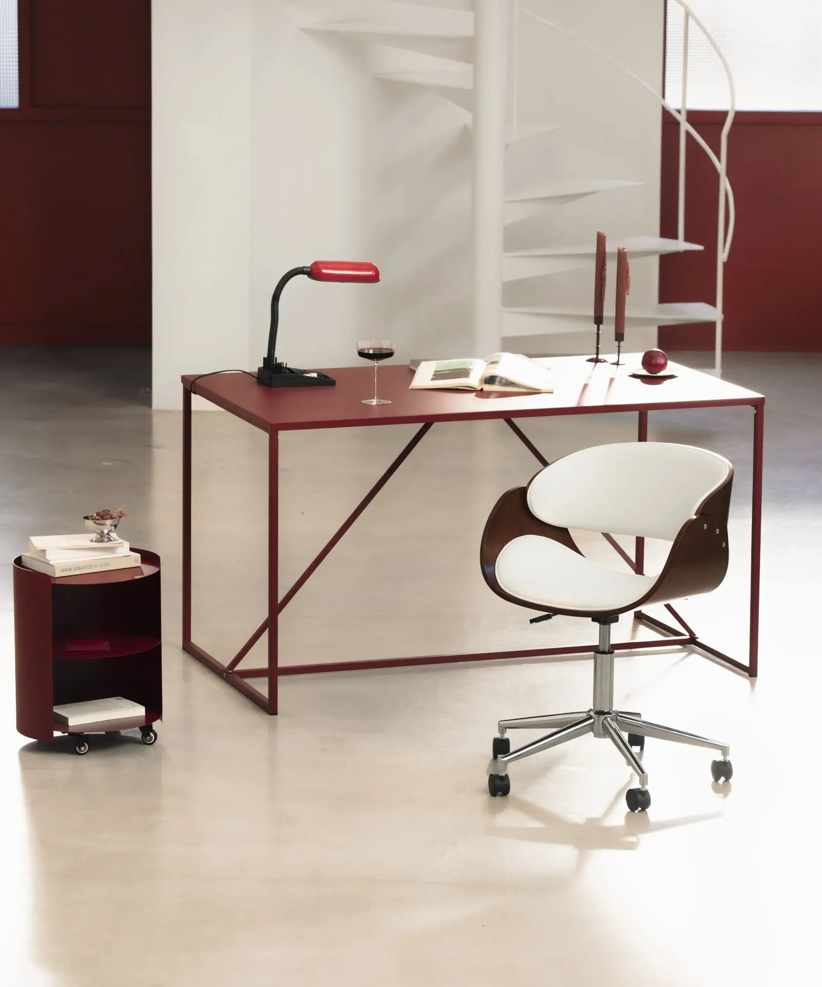 Silla de Escritorio de Polipiel y Madera Debbie - Image 6