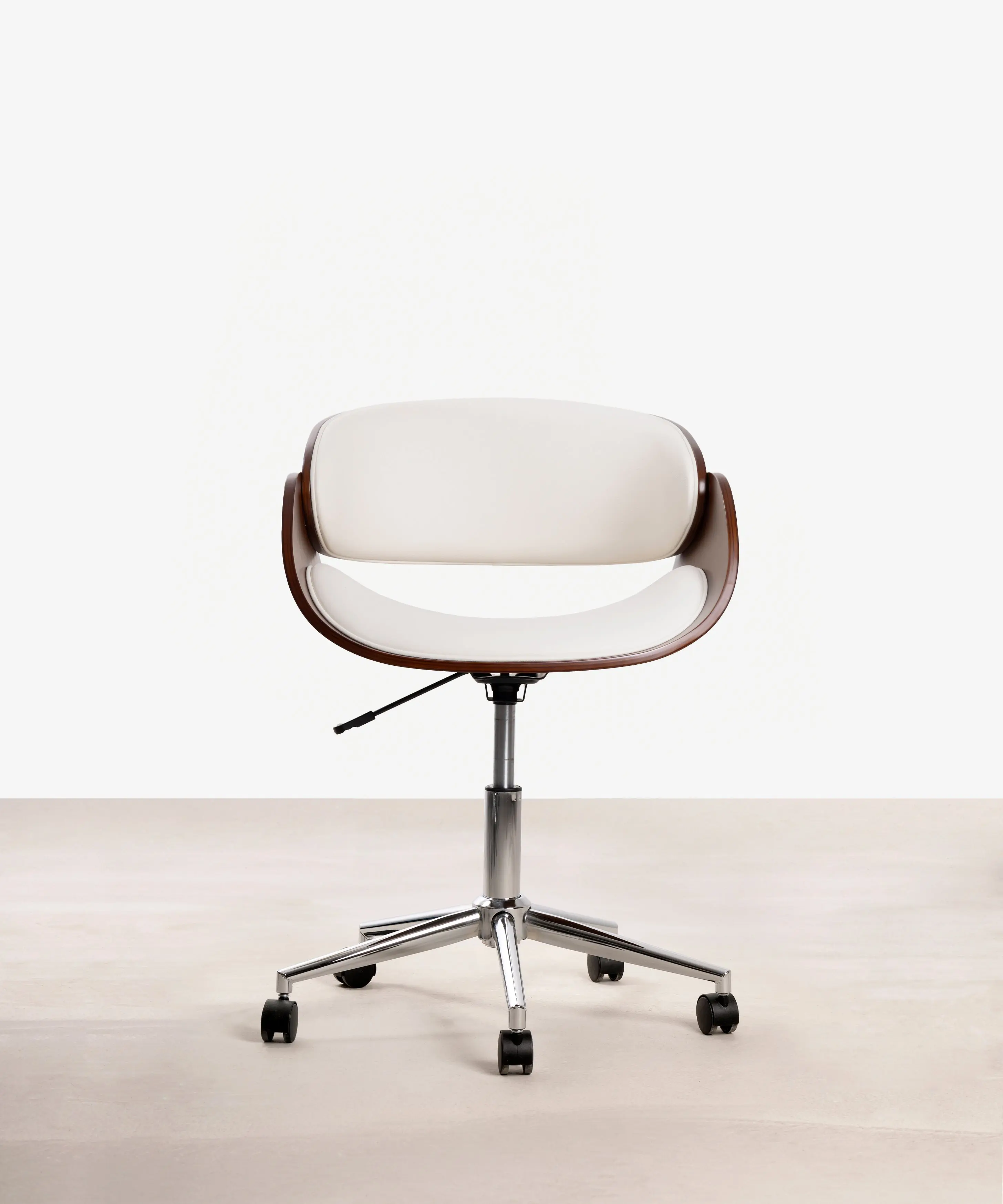 Silla de Escritorio de Polipiel y Madera Debbie - Image 7