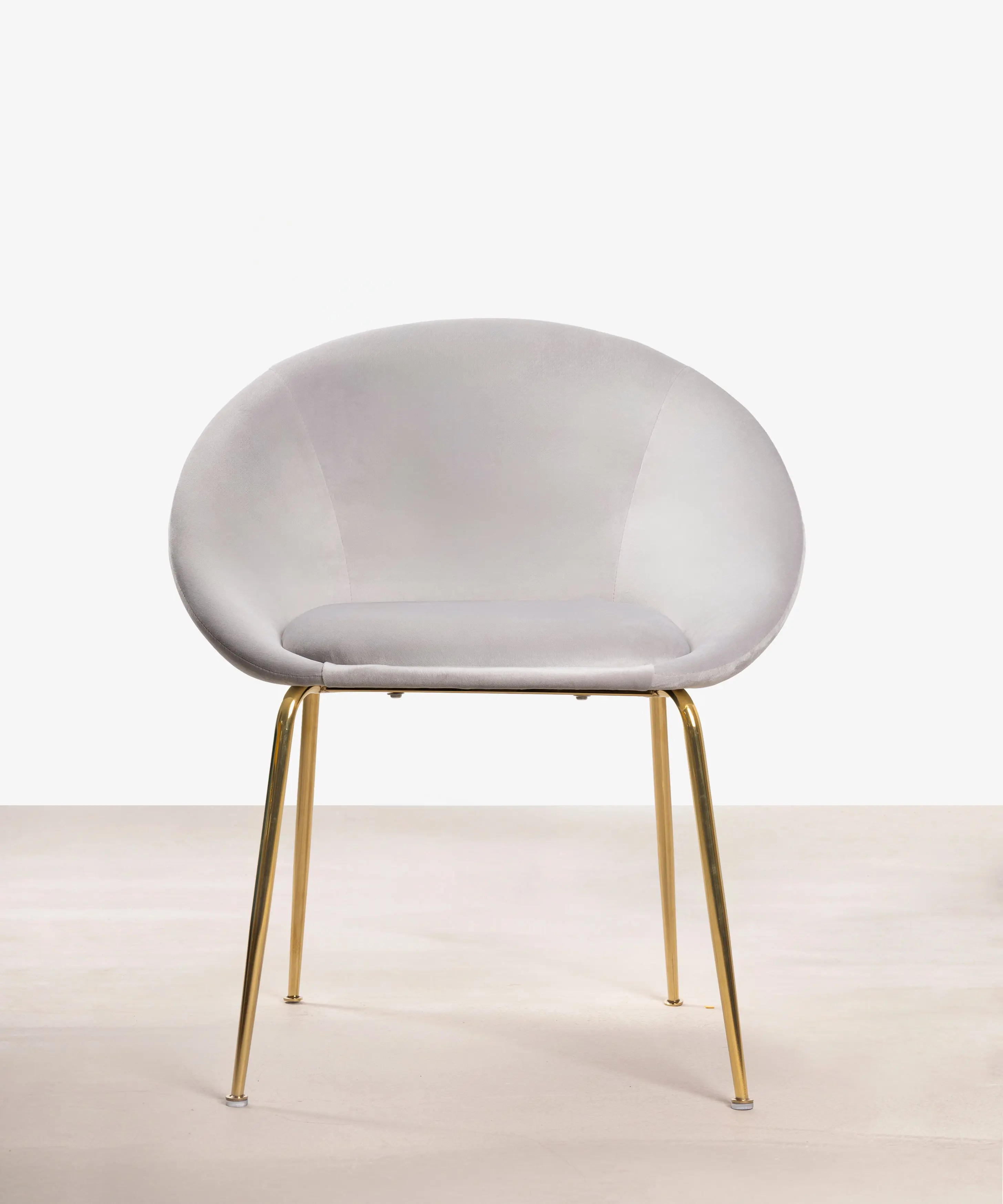 Silla de Comedor en Metal y Velvet Jovick Velvet Gold - Image 10