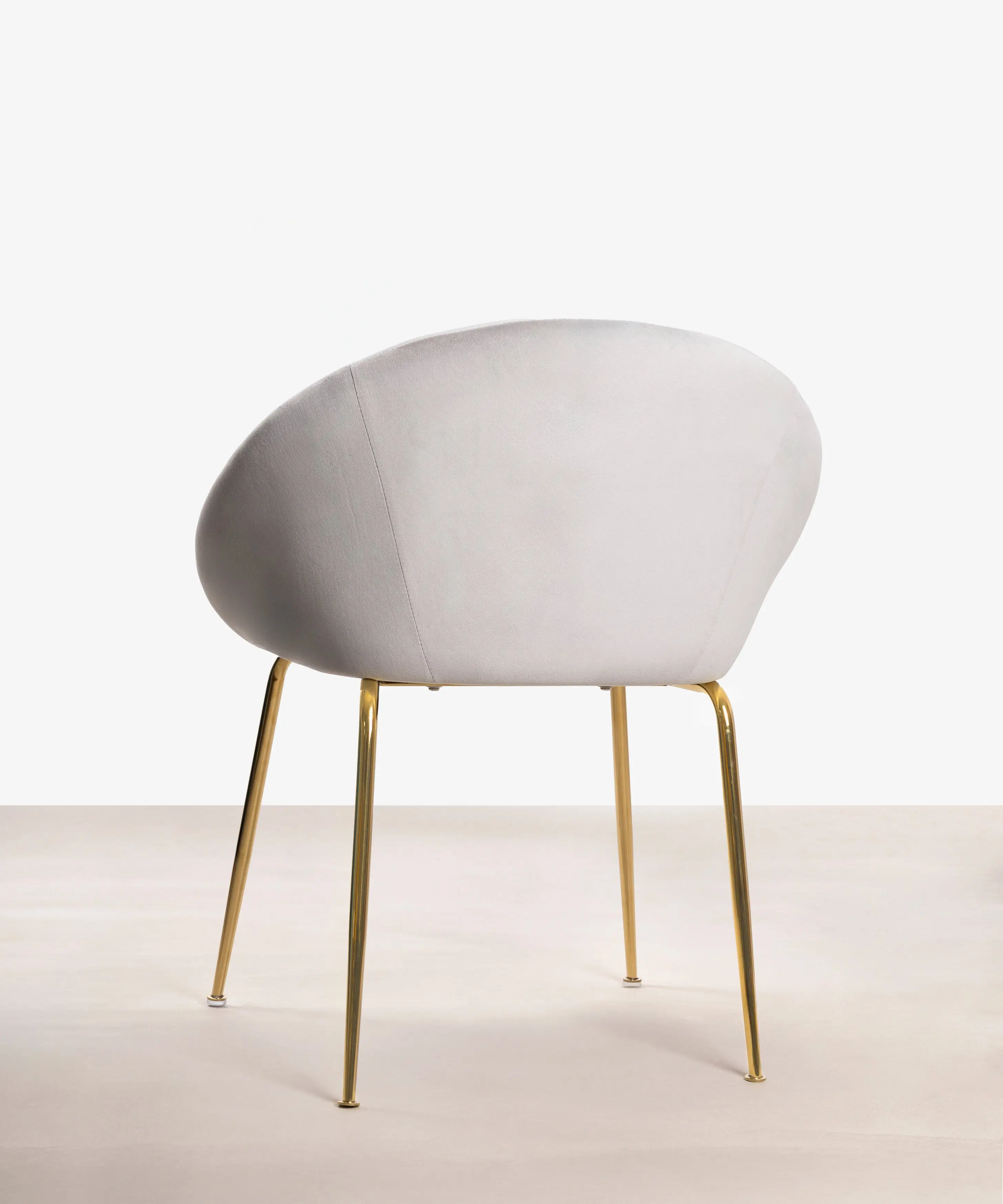 Silla de Comedor en Metal y Velvet Jovick Velvet Gold - Image 12