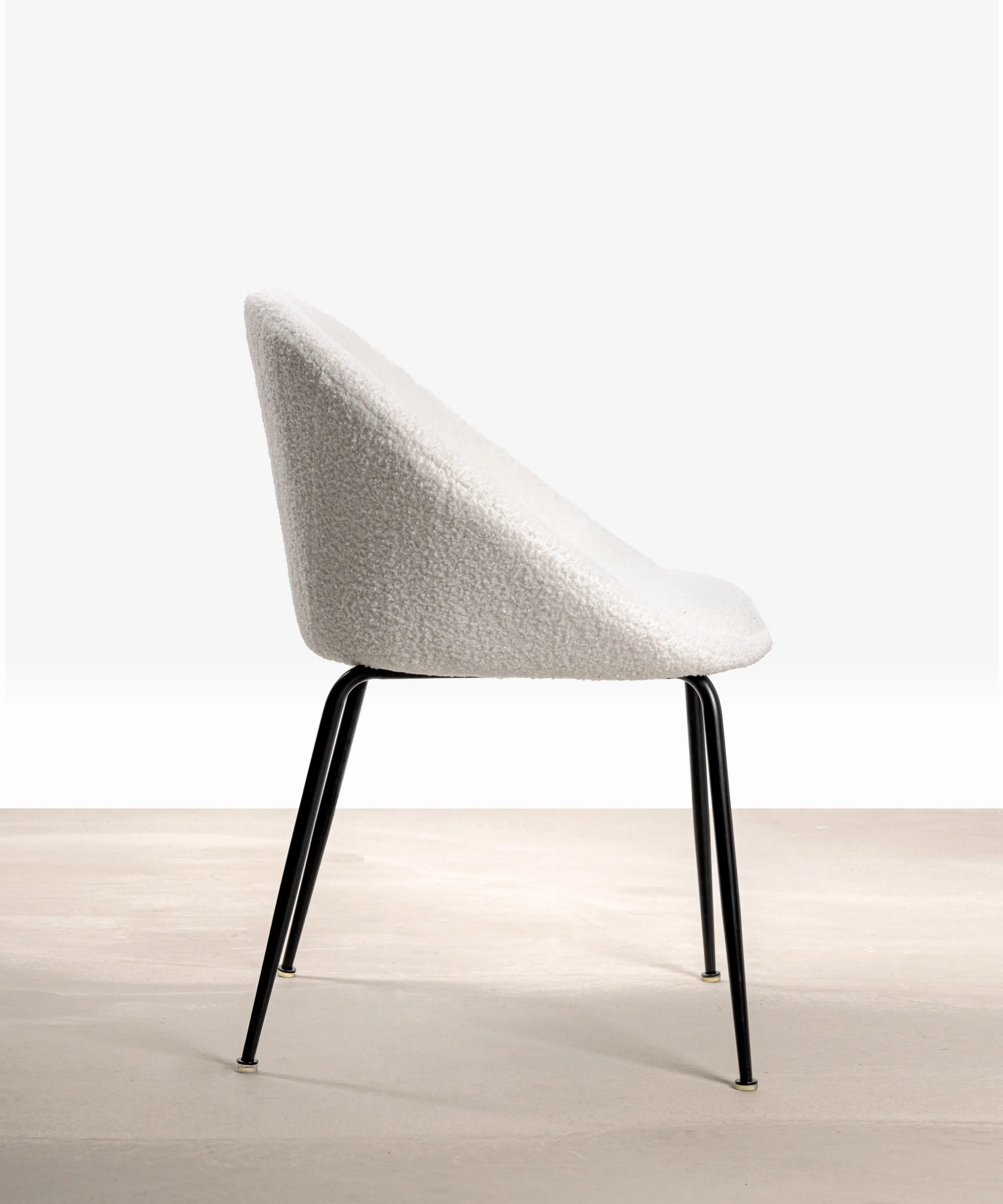 Silla de Comedor en Metal y Tejido Teddy Jovick Teddy Black - Image 4
