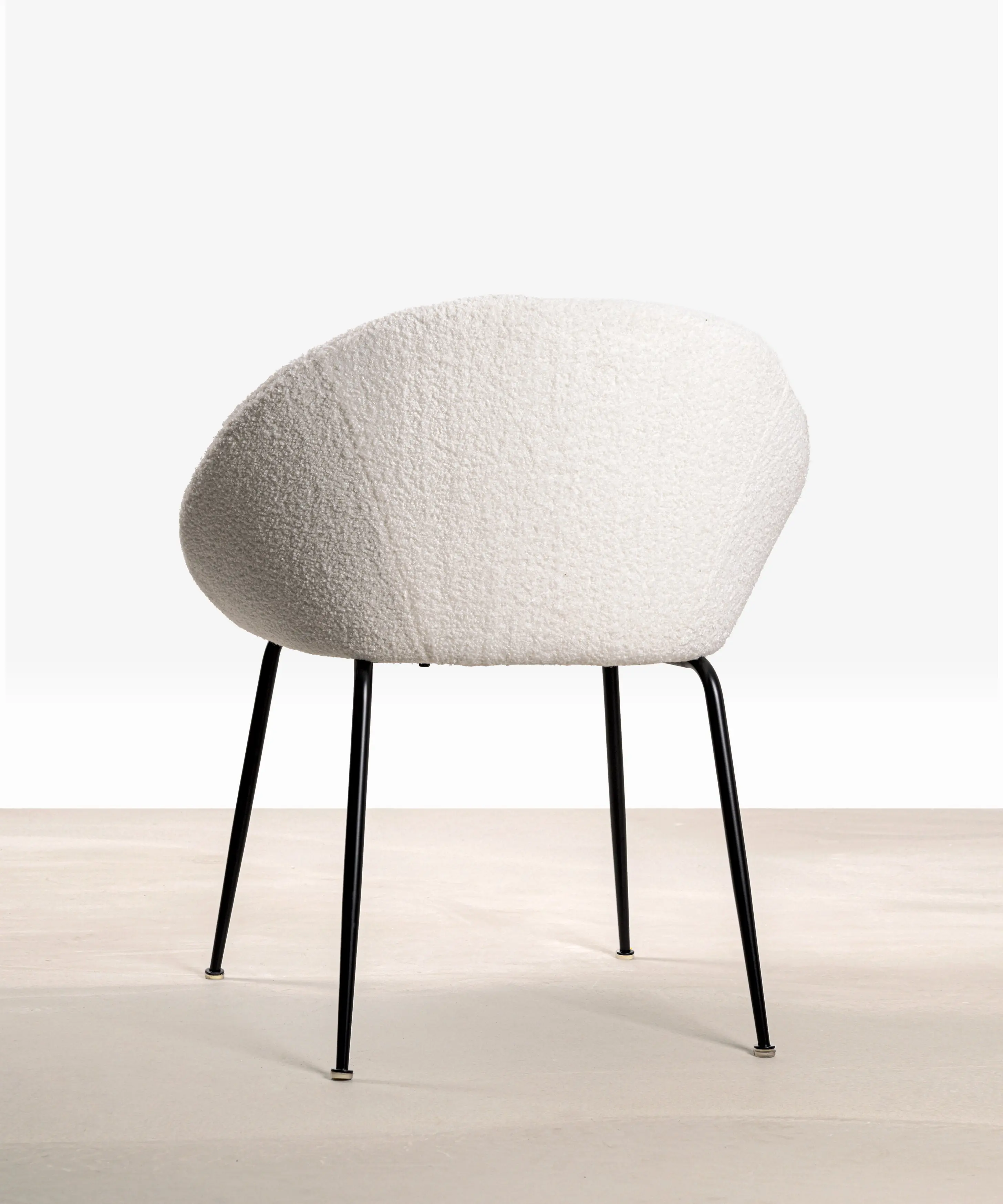 Silla de Comedor en Metal y Tejido Teddy Jovick Teddy Black - Image 5