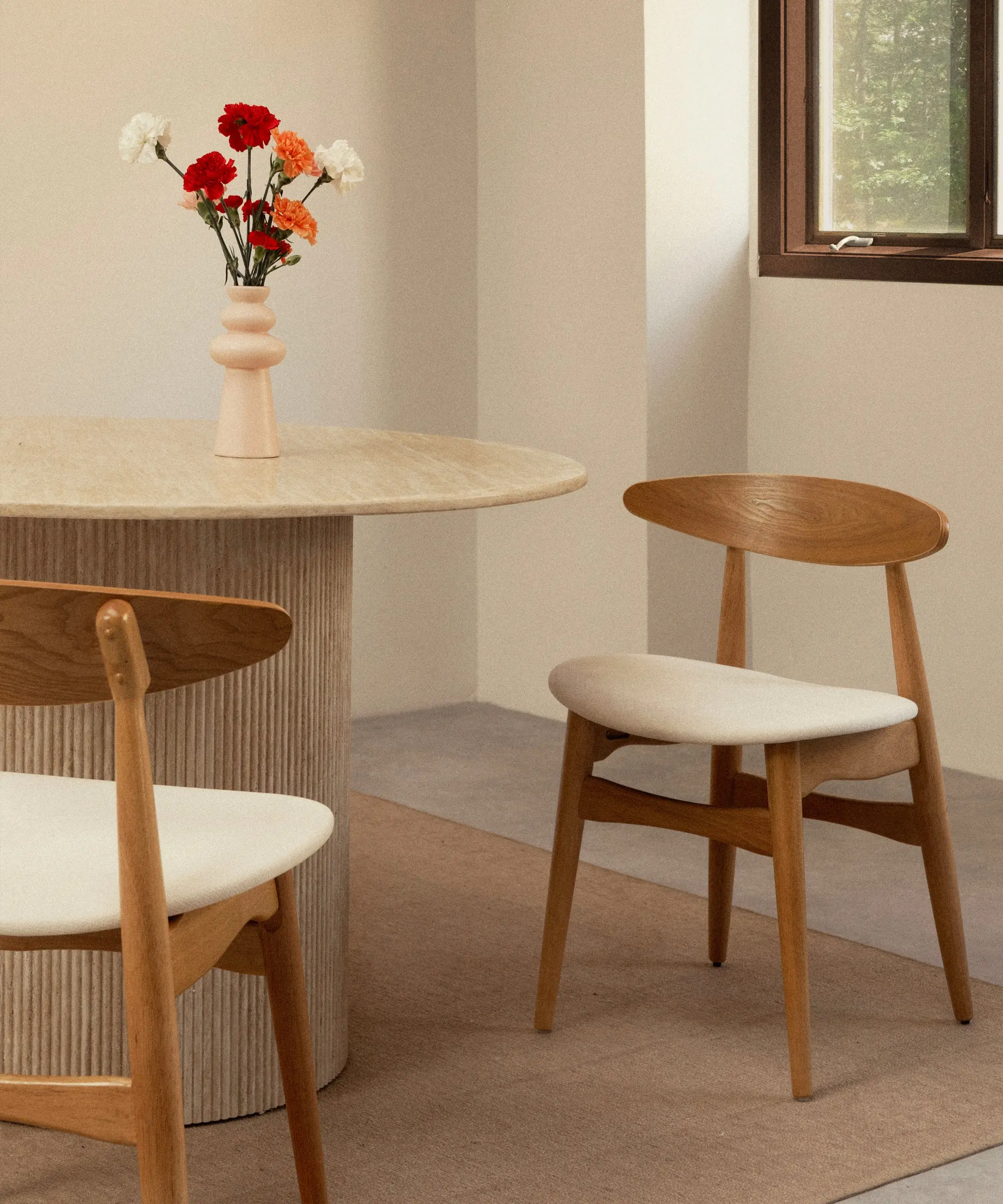 Silla de Comedor en Madera Acolchada Kyoto - Image 28