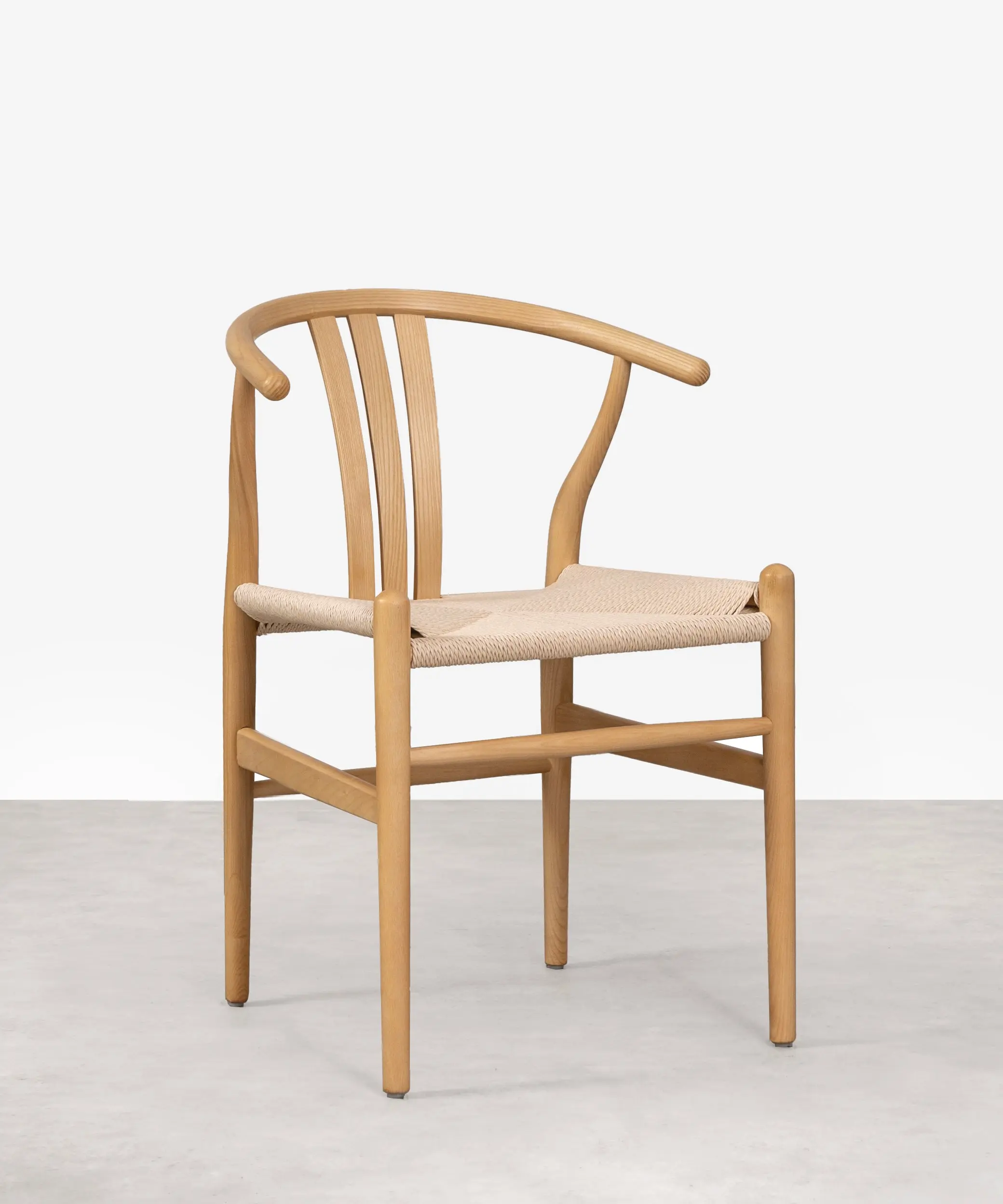 Silla de Comedor en Madera y Cuerda Trenzada Leena - Image 9