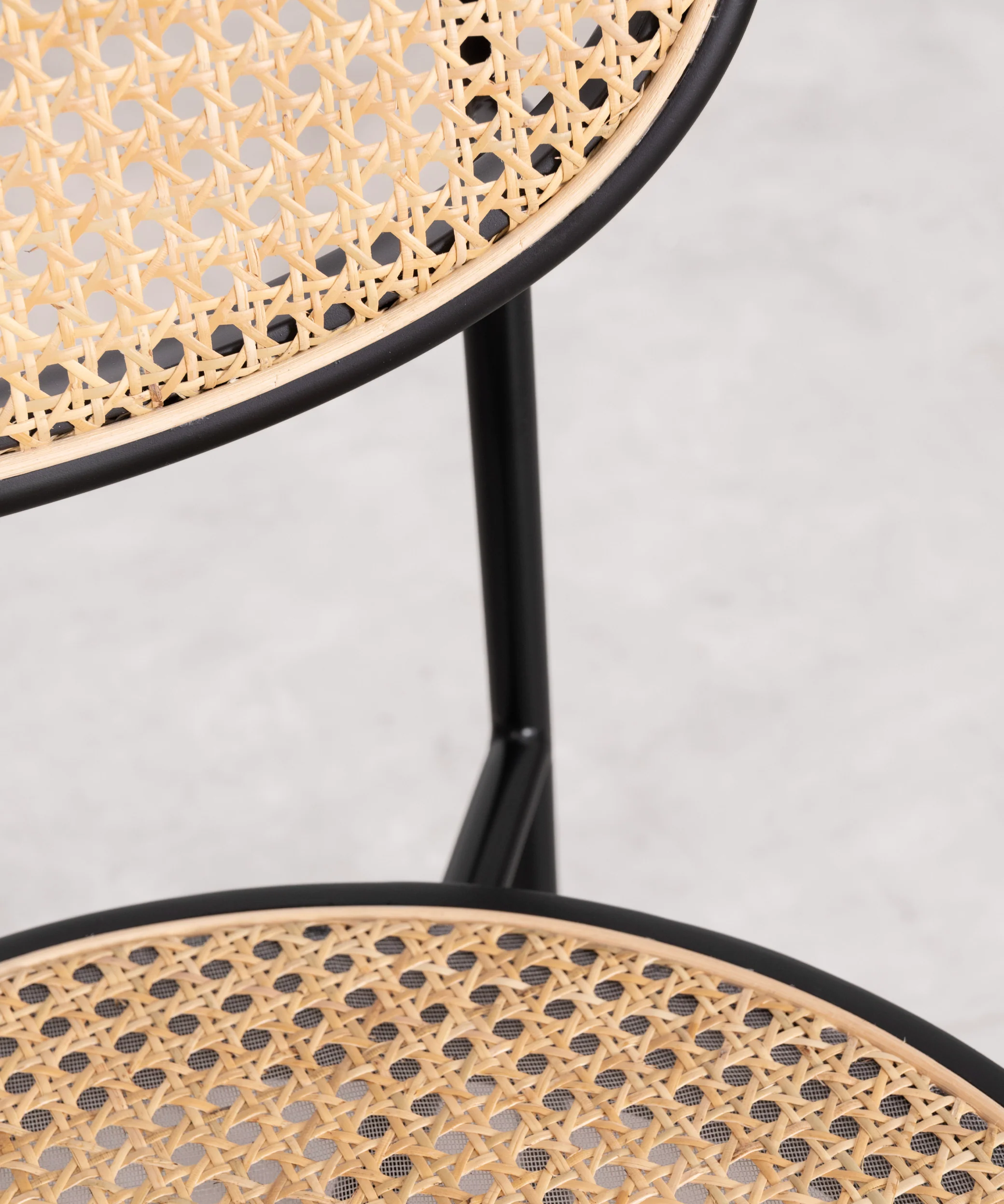 Silla de Comedor en Ratán y Metal Lora - Image 6