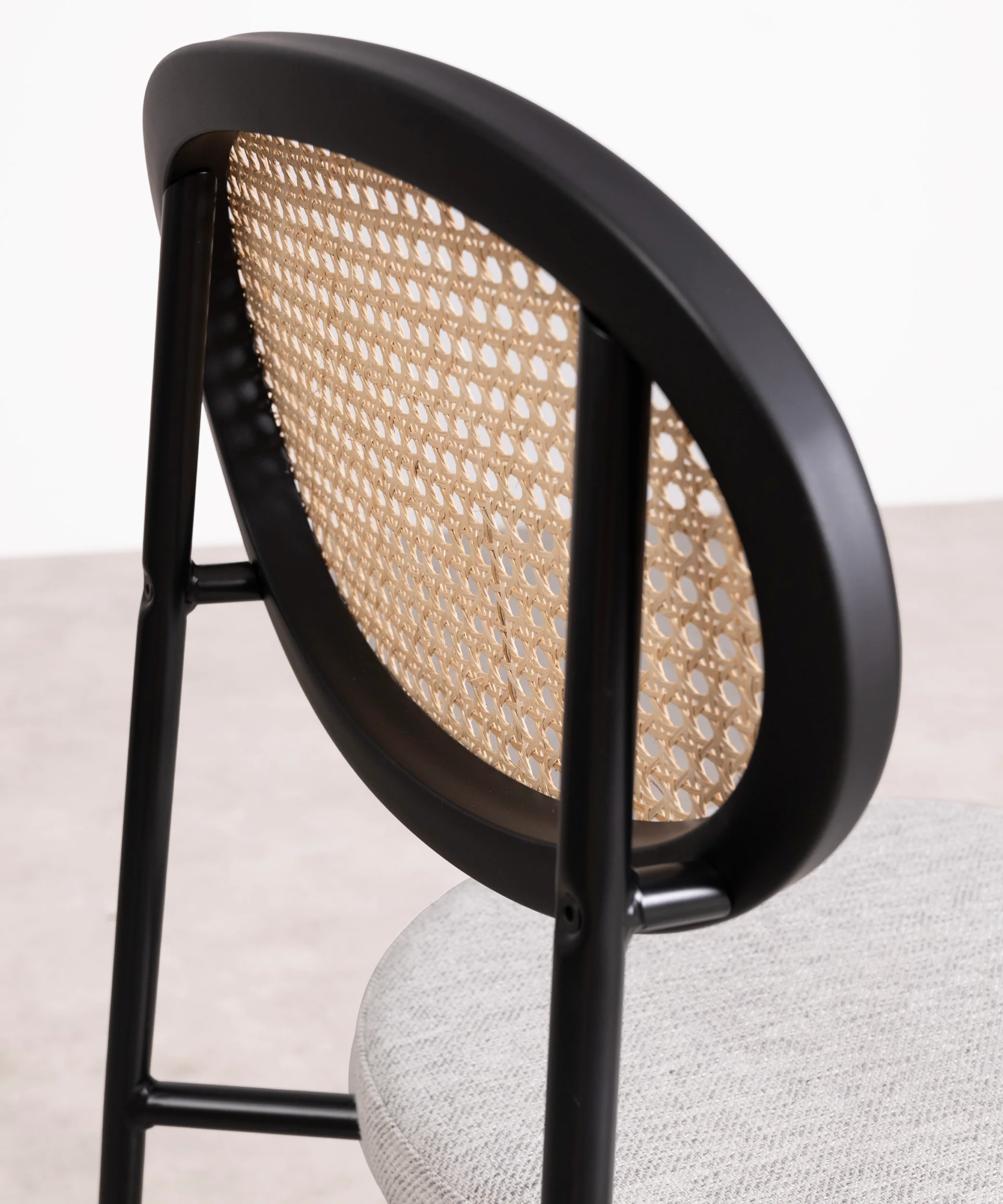 Silla de Comedor en Ratán y Metal Lora Cushion - Image 2