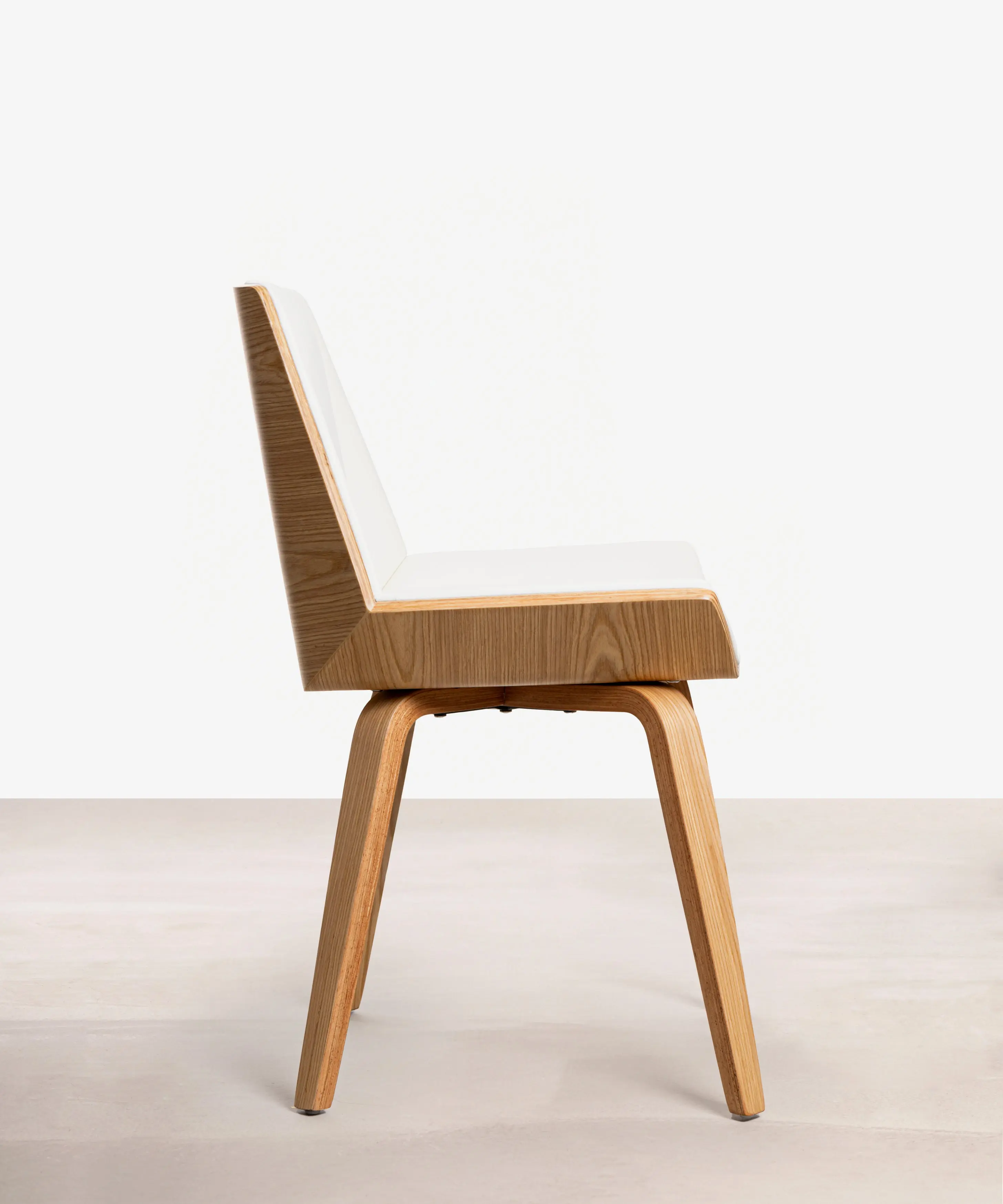 Silla de Comedor en Madera y Polipiel Lyssa - Image 4