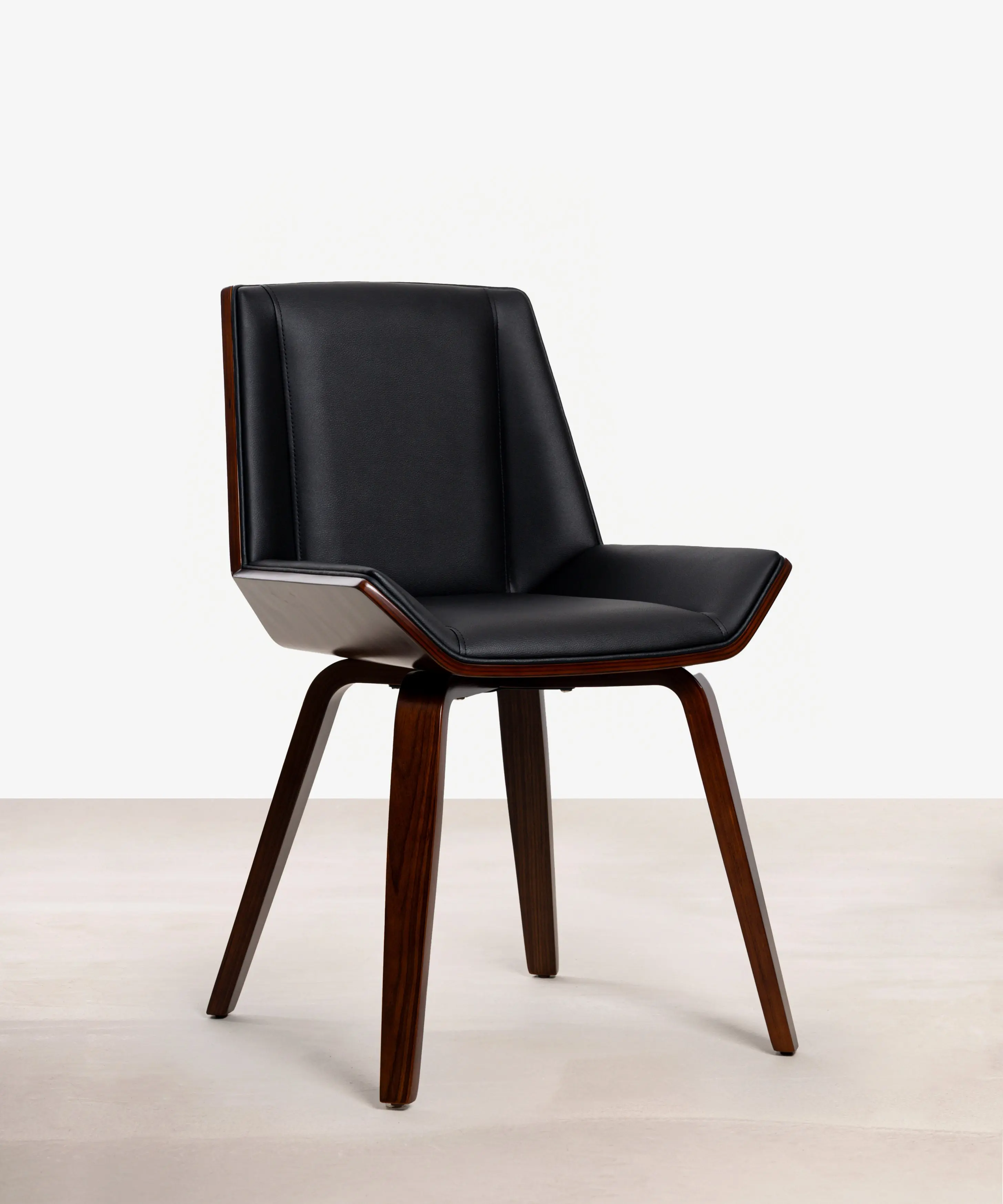 Silla de Comedor en Madera y Polipiel Lyssa - Image 8
