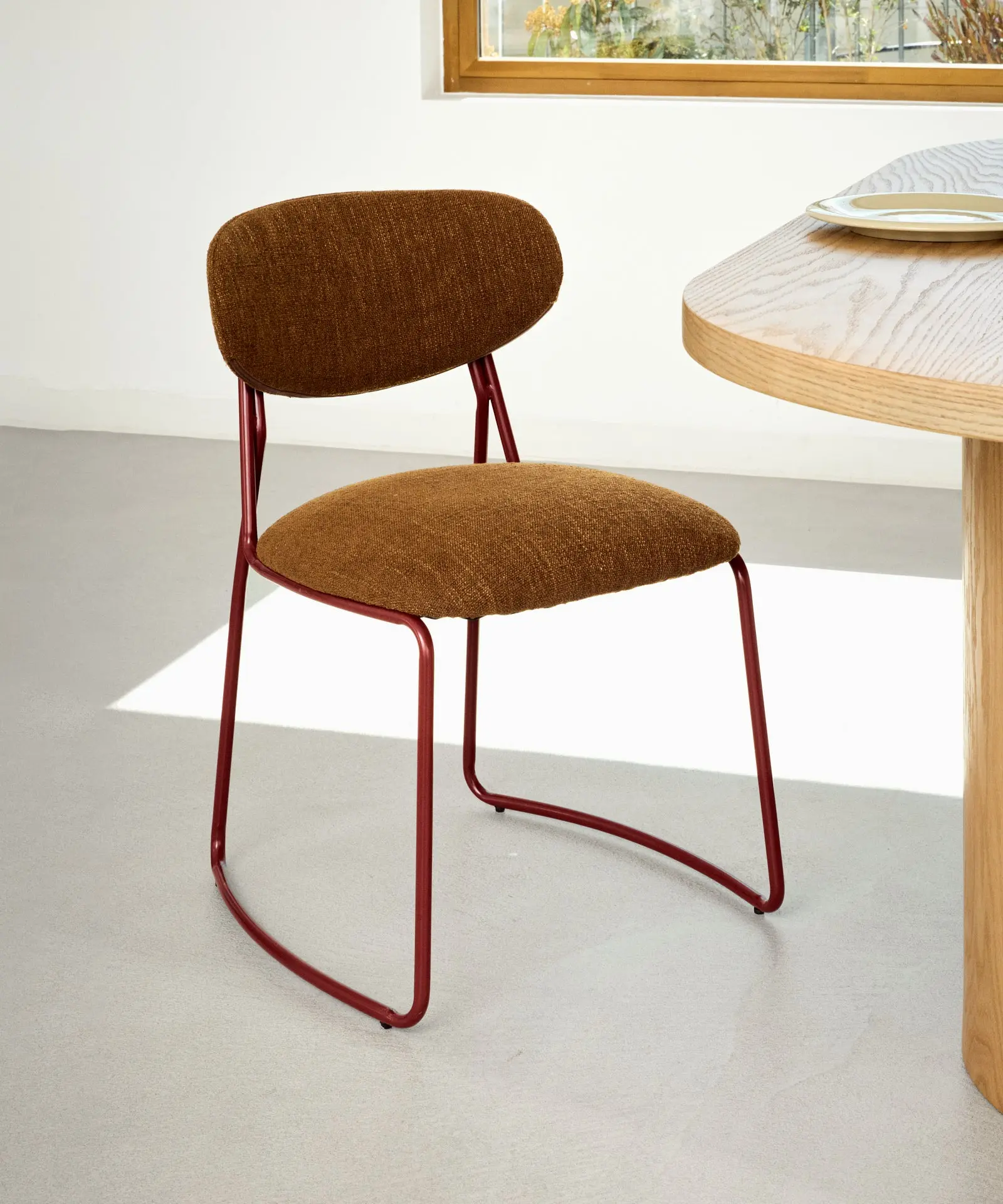 Silla de Comedor de Tela y metal Moritz - Image 10