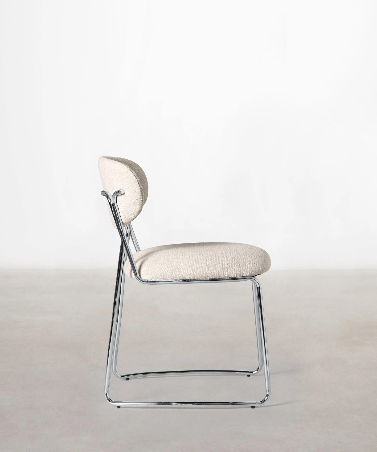 Silla de Comedor de Tela y metal Moritz - Image 3