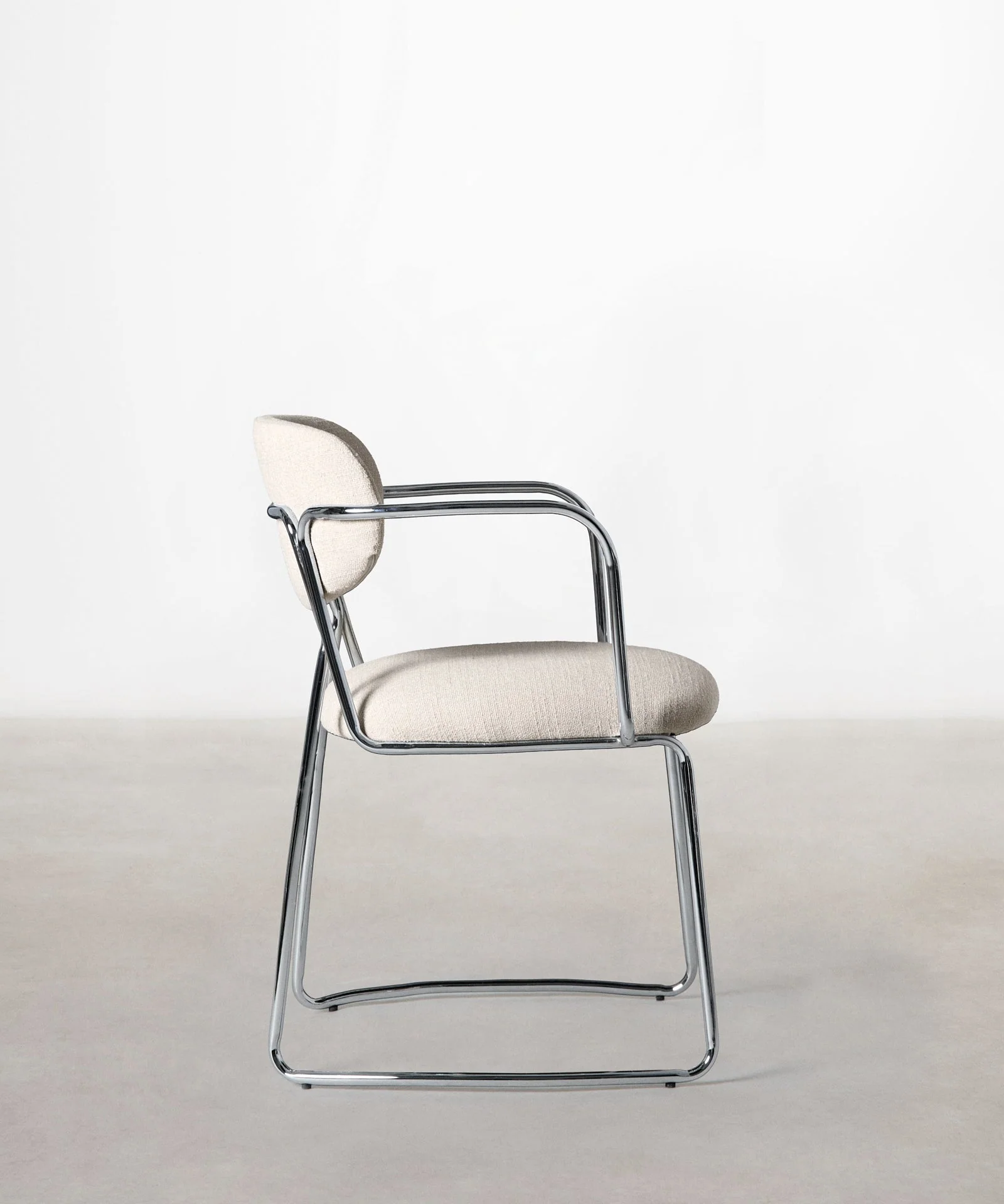 Silla de Comedor de Tela y Metal con Reposabrazos Moritz Arms - Image 12