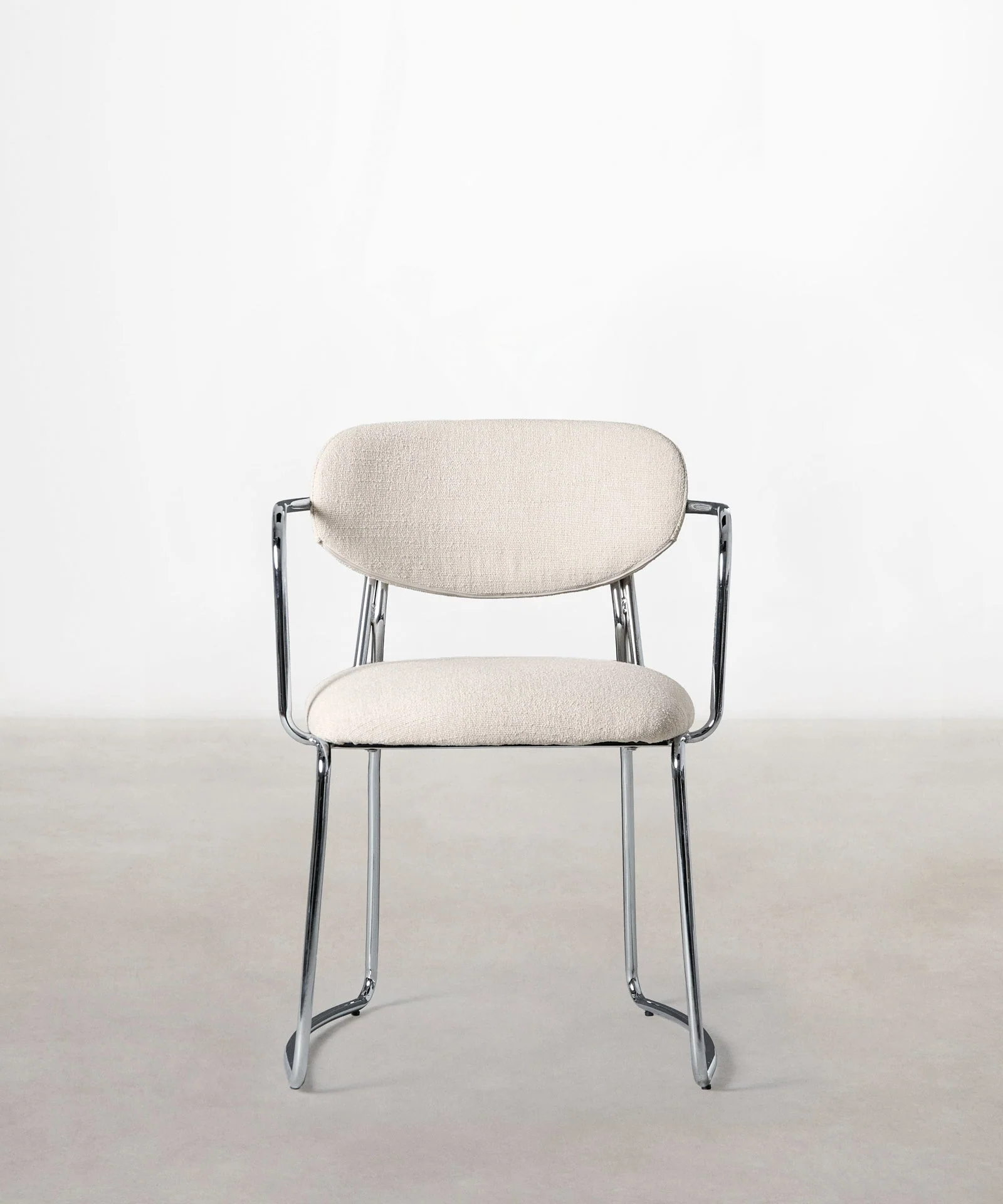 Silla de Comedor de Tela y Metal con Reposabrazos Moritz Arms - Image 13