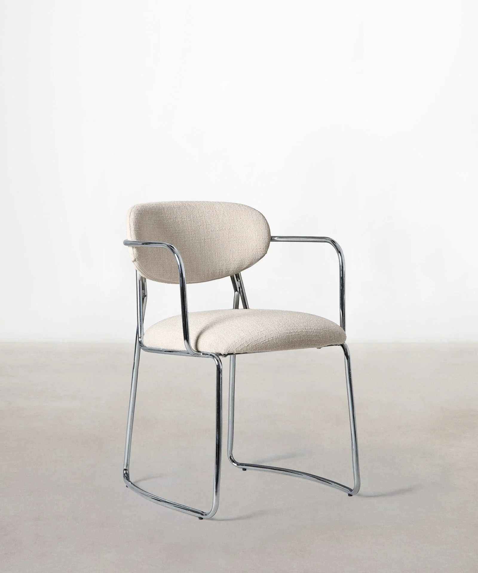 Silla de Comedor de Tela y Metal con Reposabrazos Moritz Arms - Image 15