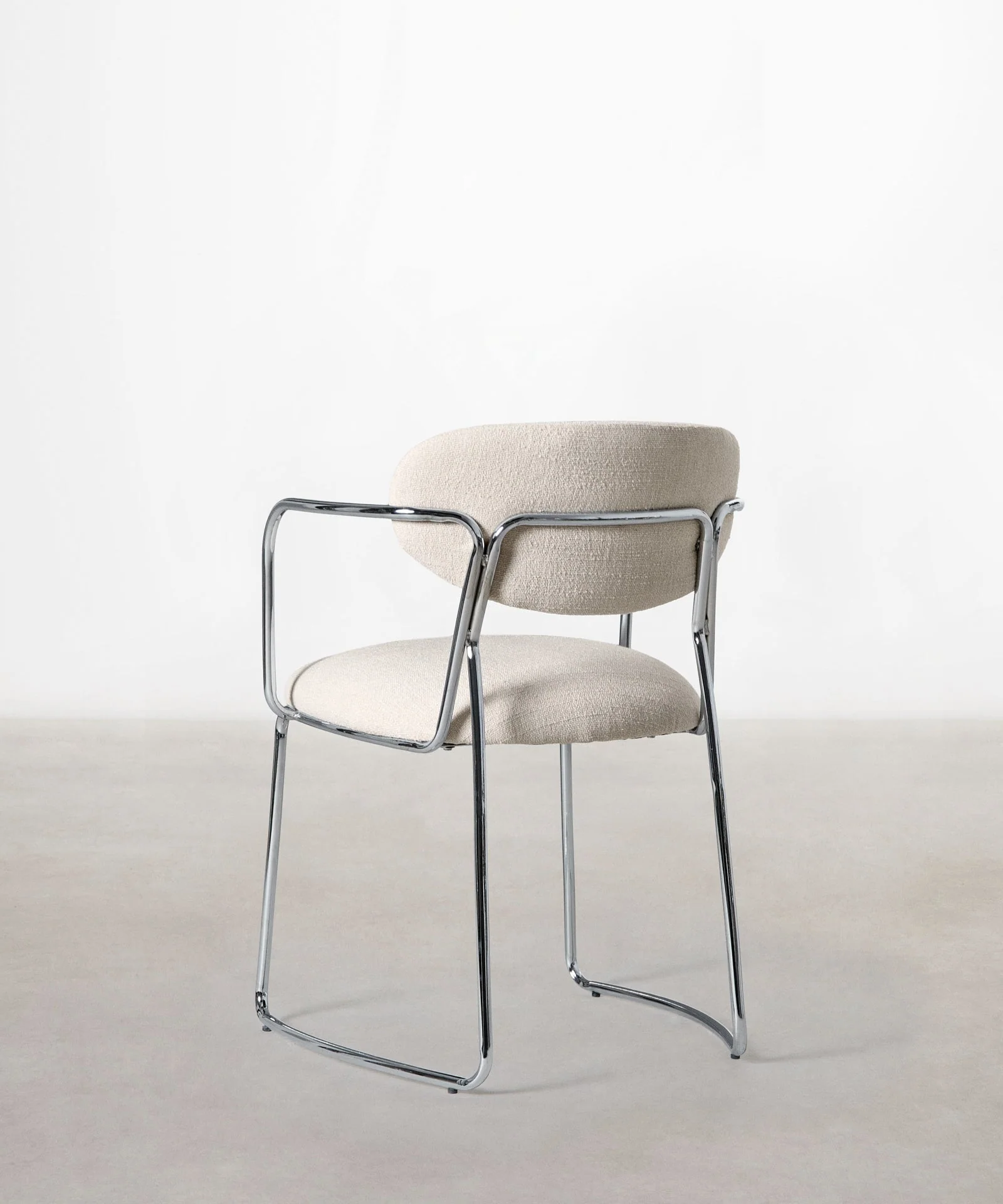 Silla de Comedor de Tela y Metal con Reposabrazos Moritz Arms - Image 16