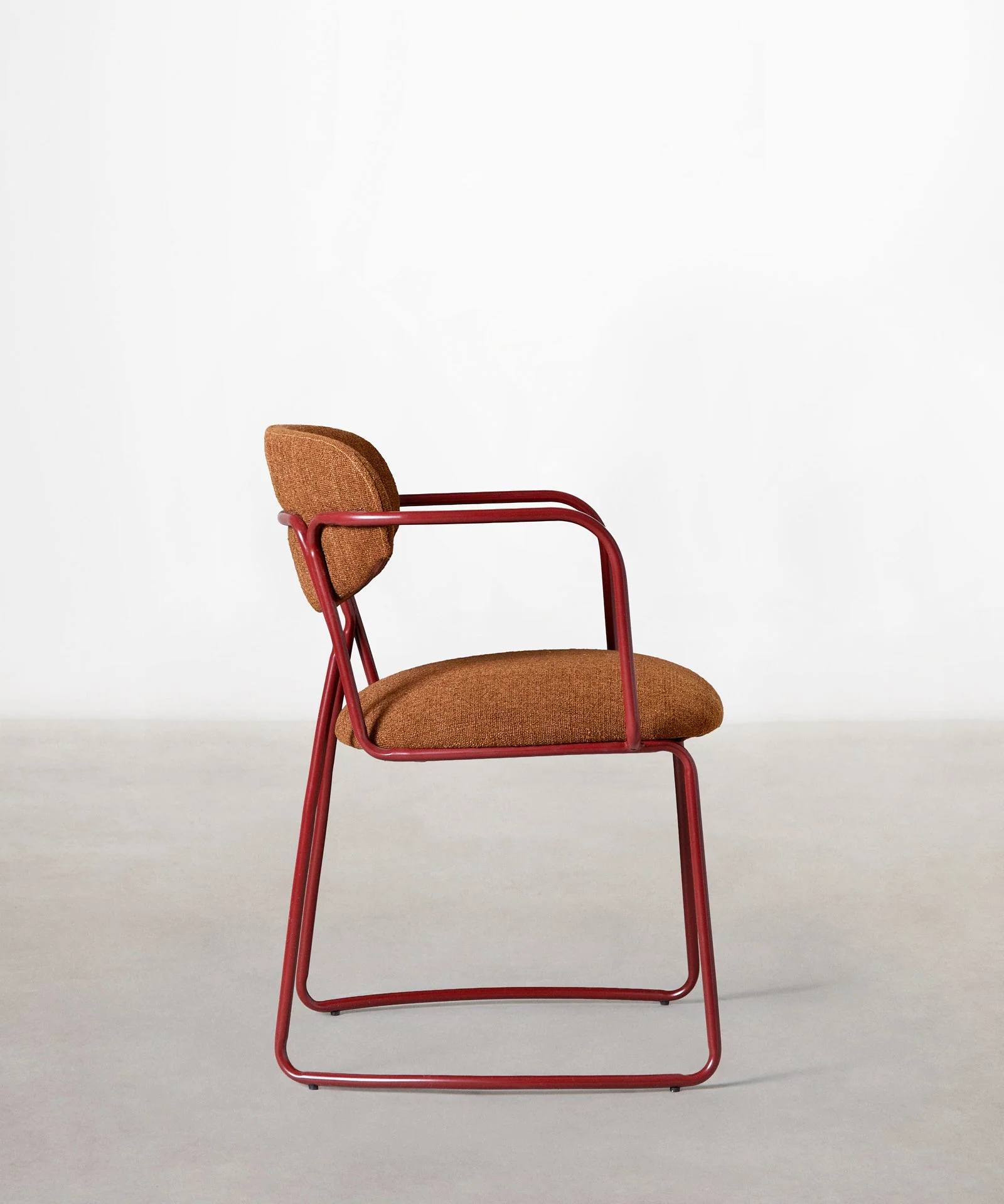 Silla de Comedor de Tela y Metal con Reposabrazos Moritz Arms - Image 22
