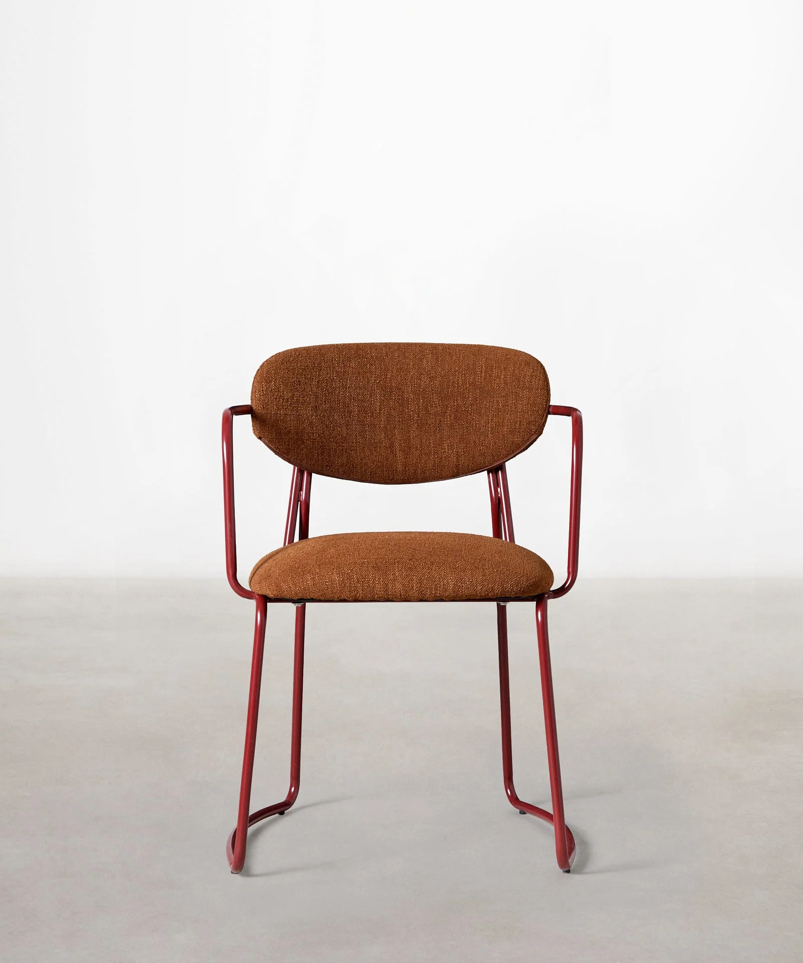 Silla de Comedor de Tela y Metal con Reposabrazos Moritz Arms - Image 23