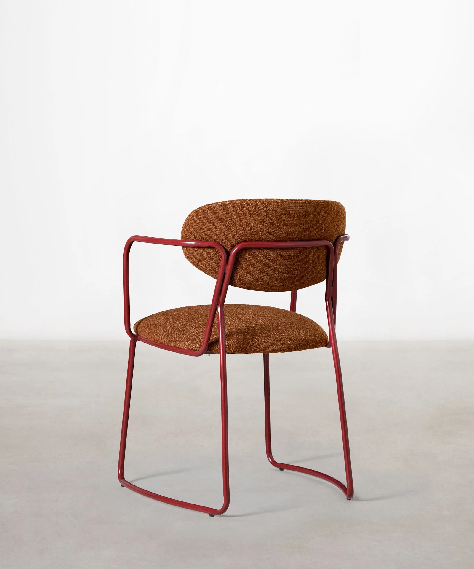 Silla de Comedor de Tela y Metal con Reposabrazos Moritz Arms - Image 26