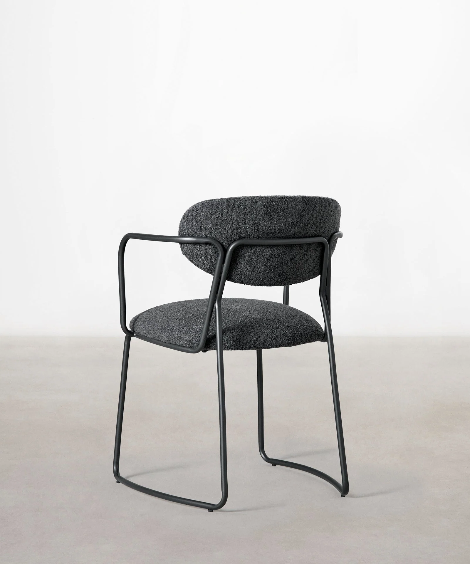 Silla de Comedor de Tela y Metal con Reposabrazos Moritz Arms - Image 37