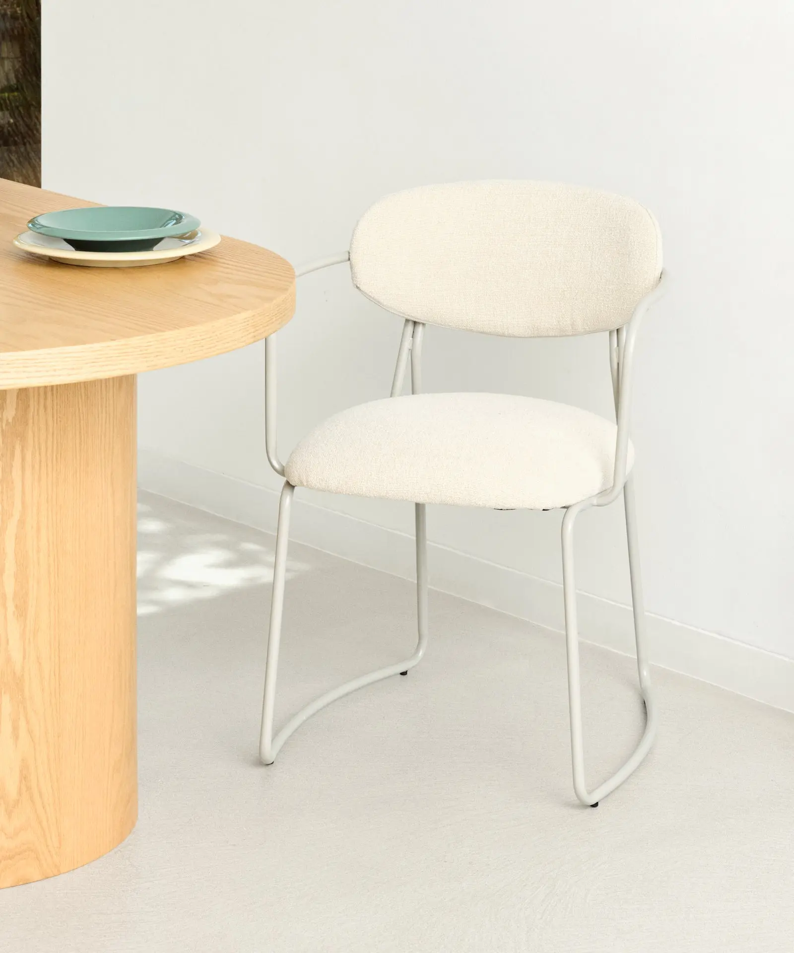 Silla de Comedor de Tela y Metal con Reposabrazos Moritz Arms - Image 40