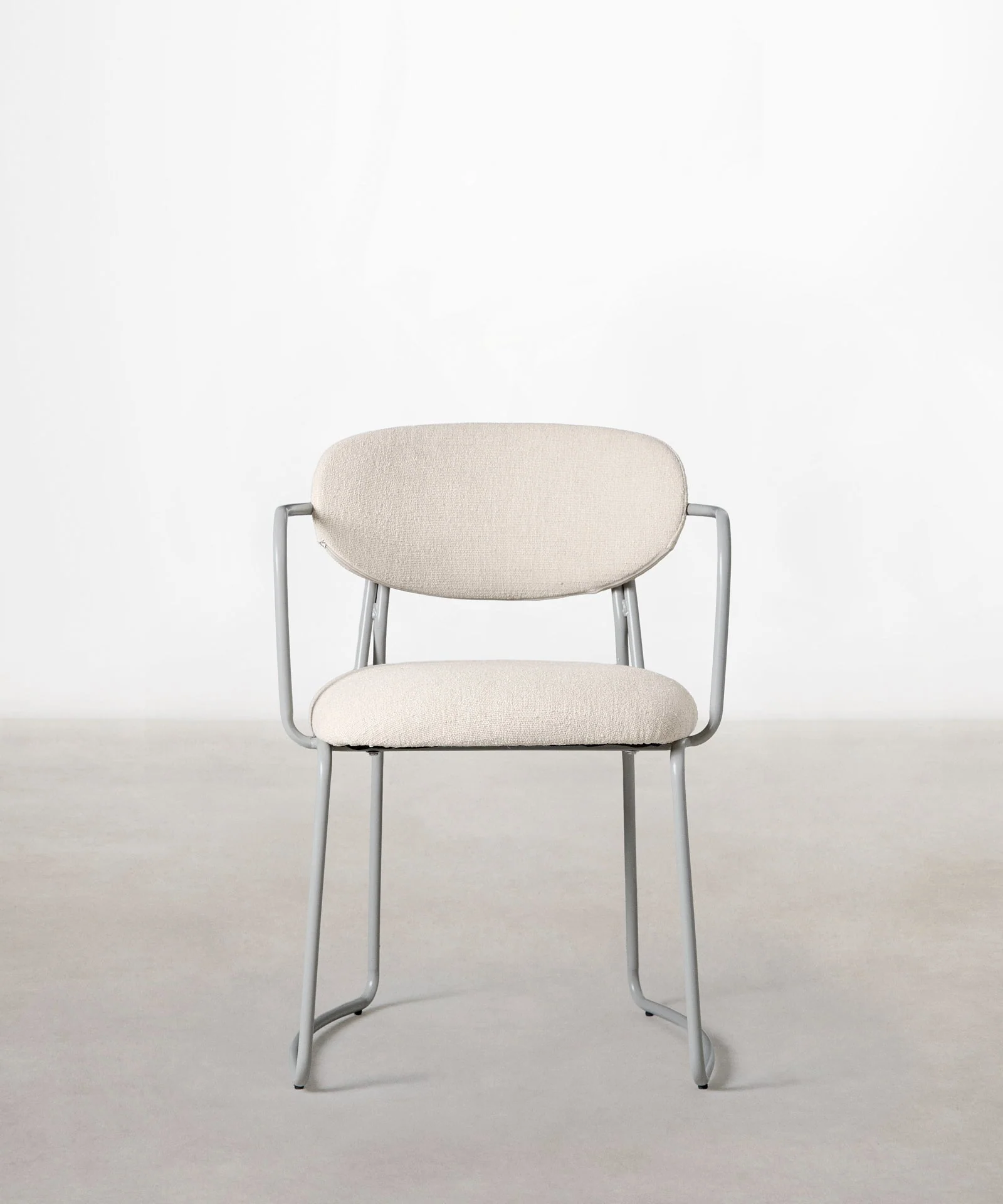Silla de Comedor de Tela y Metal con Reposabrazos Moritz Arms - Image 43