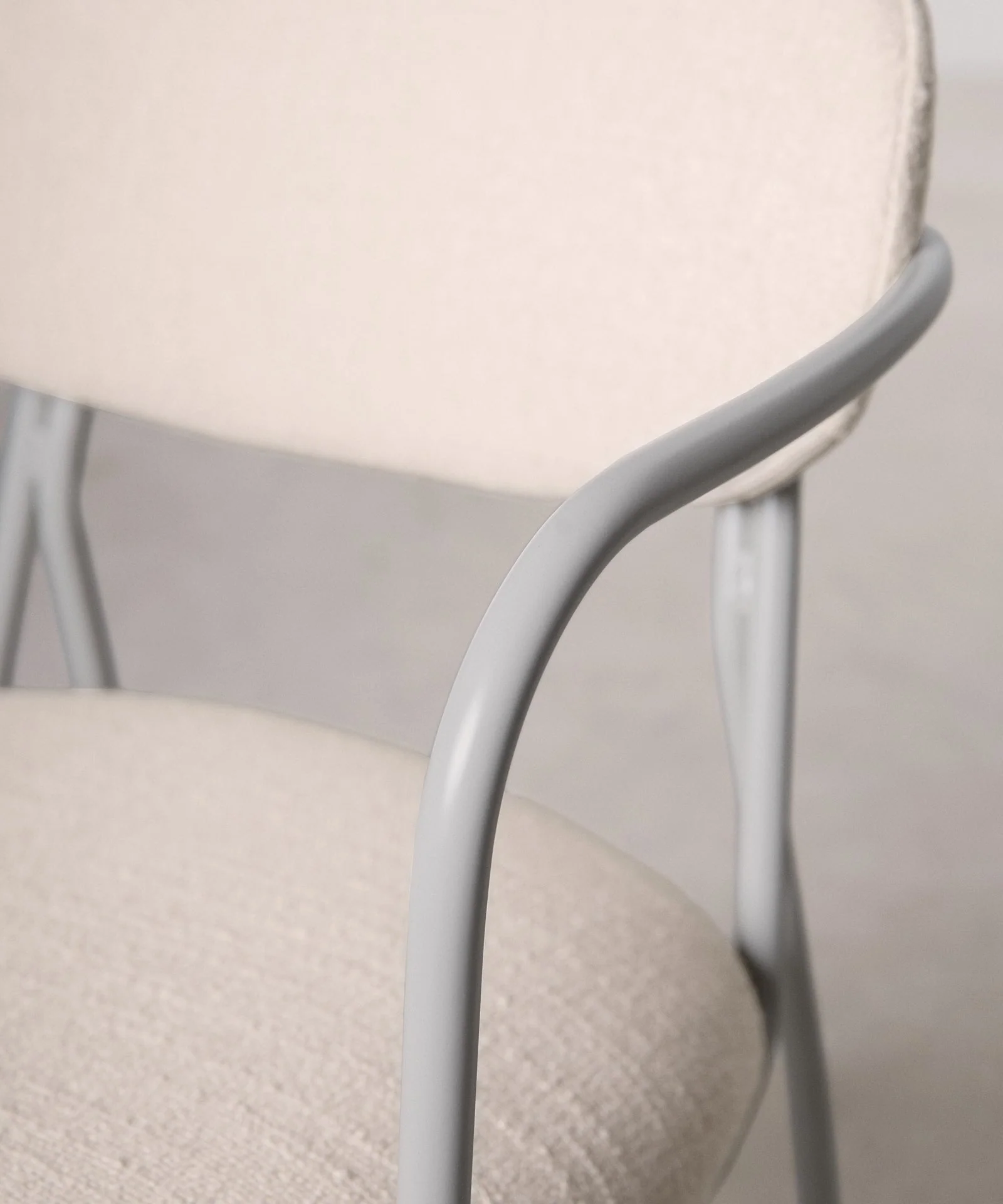 Silla de Comedor de Tela y Metal con Reposabrazos Moritz Arms - Image 48