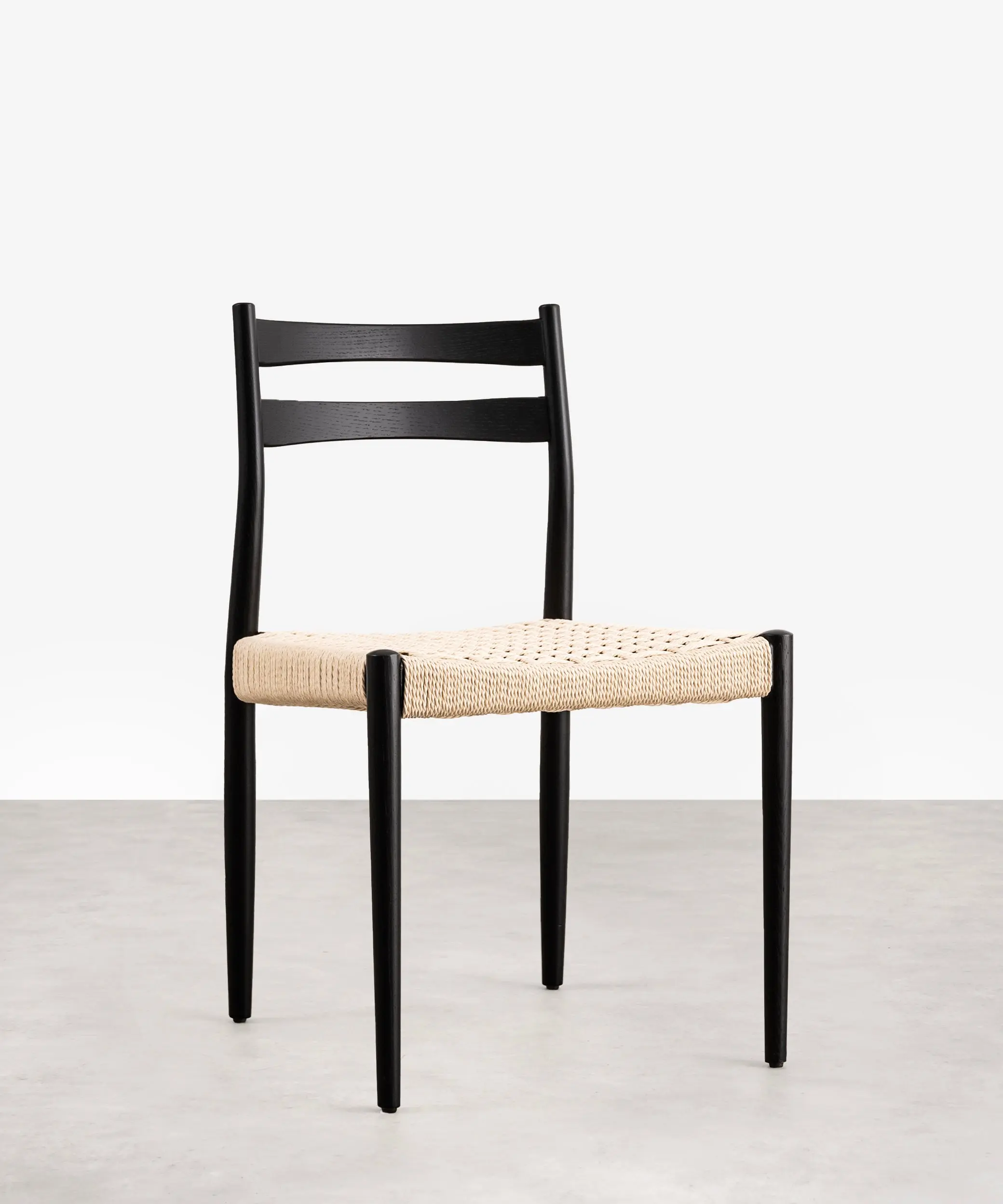 Silla de Comedor de Madera y Cuerda Trenzada Nona - Image 11