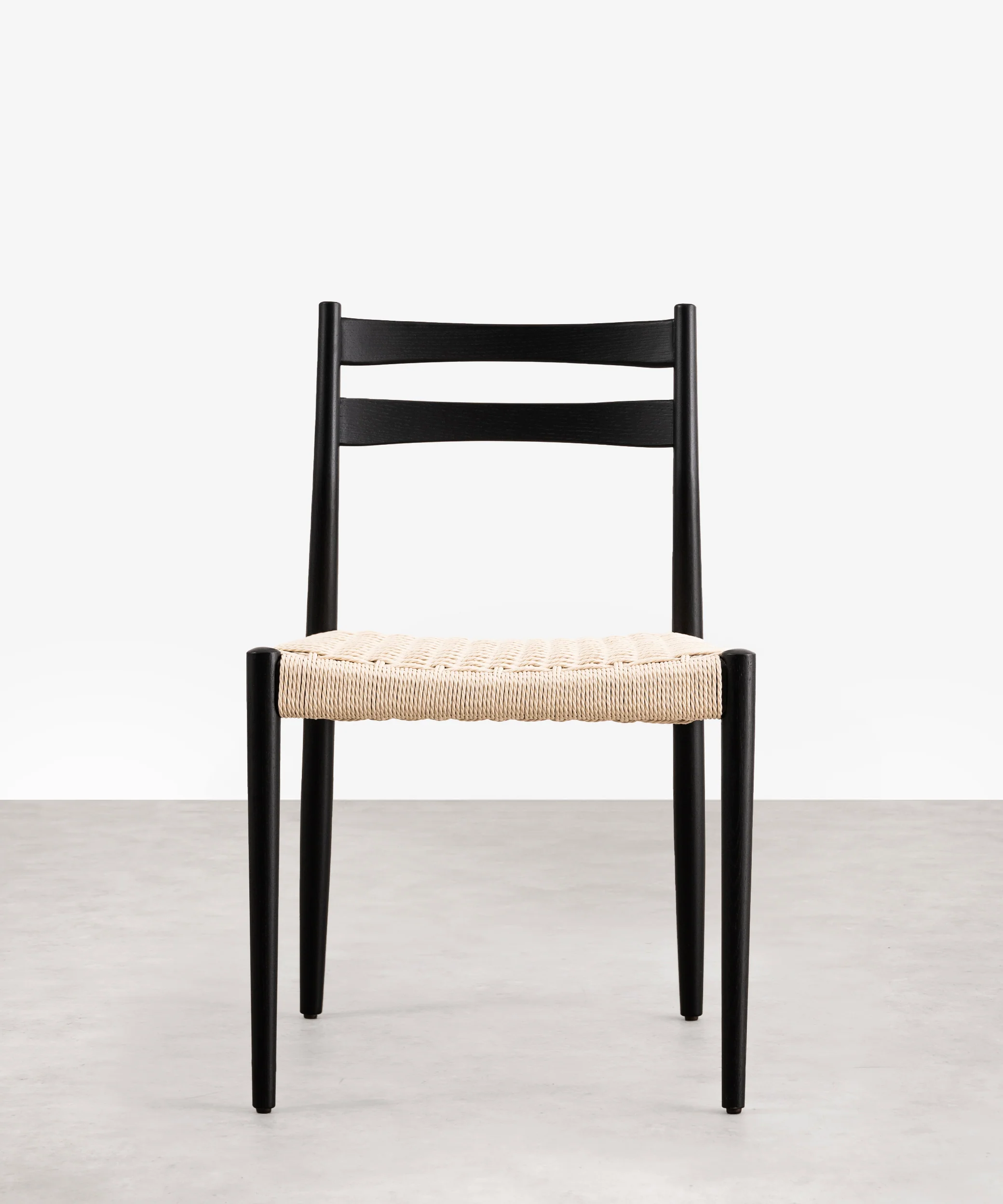 Silla de Comedor de Madera y Cuerda Trenzada Nona - Image 13