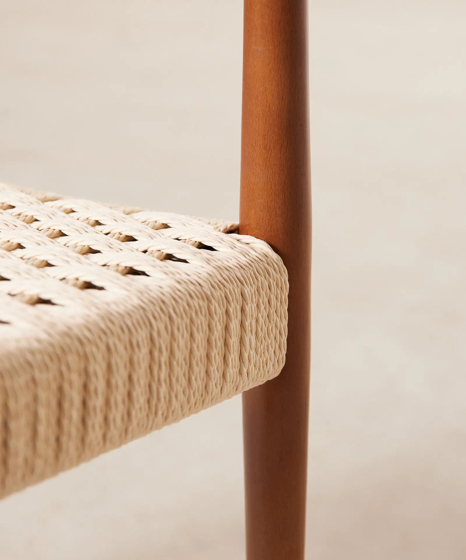 Silla de Comedor de Madera y Cuerda Trenzada Nona - Image 27