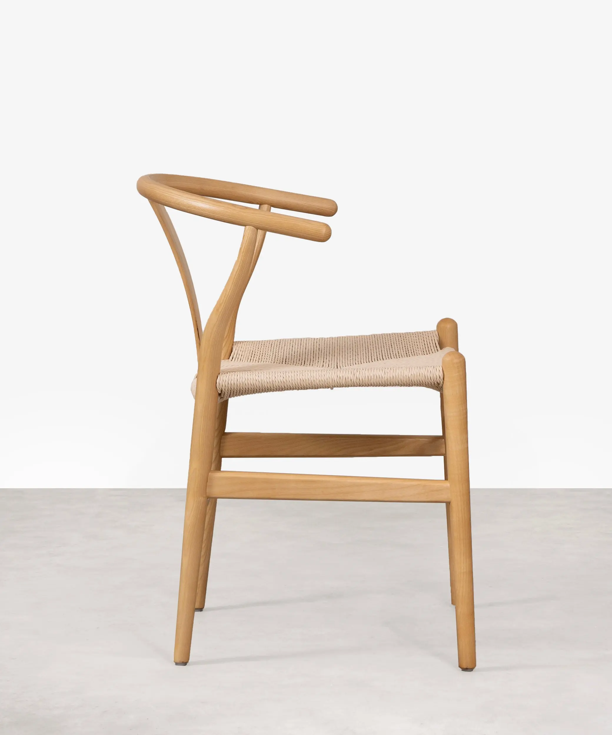 Silla de Comedor en Madera y Cuerda Trenzada Nordeco - Image 11