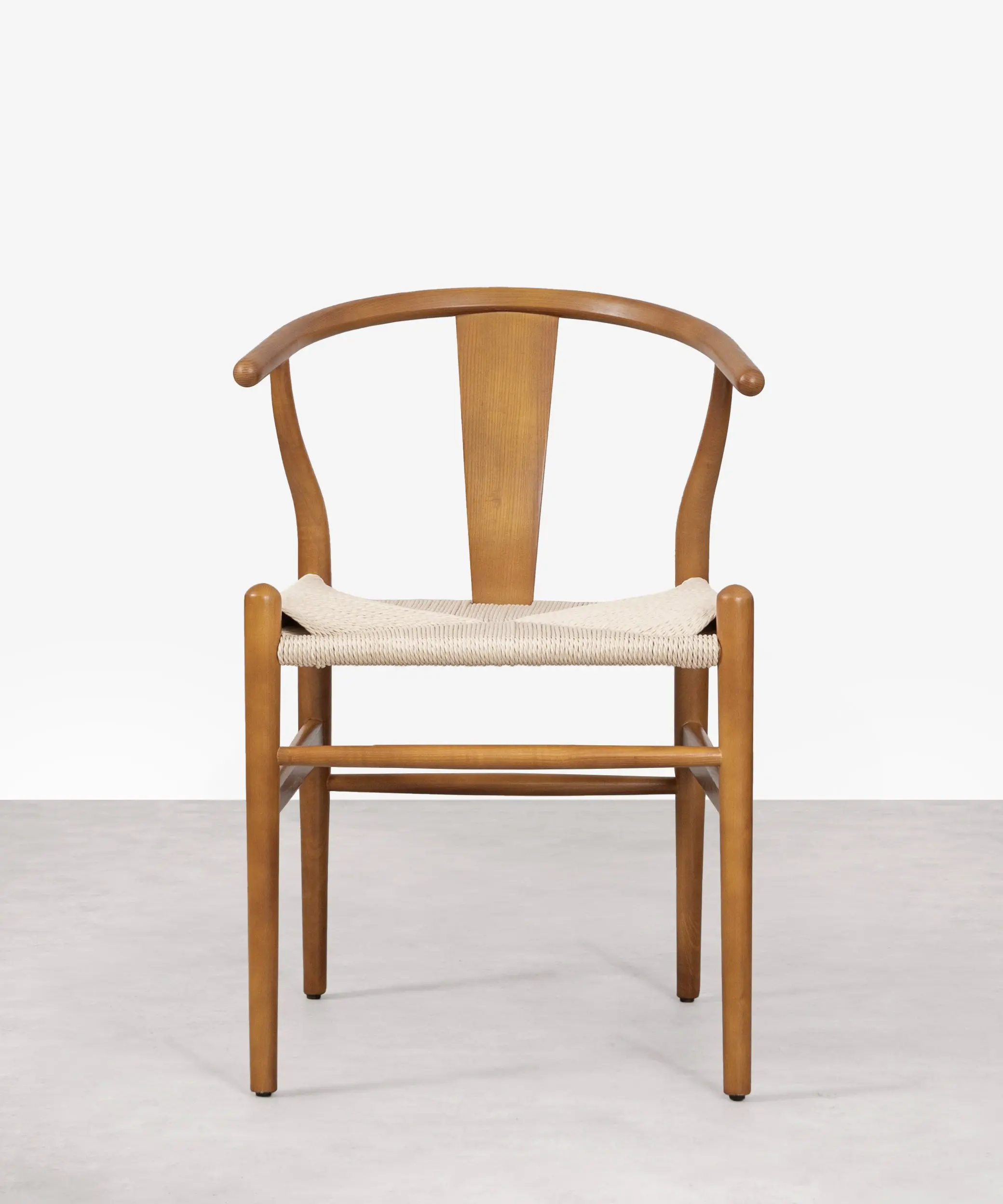 Silla de Comedor en Madera y Cuerda Trenzada Nordeco - Image 3