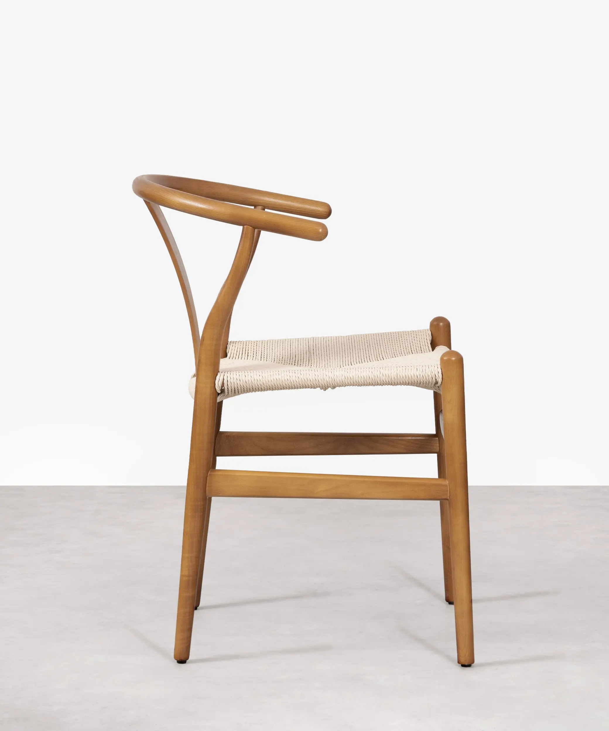 Silla de Comedor en Madera y Cuerda Trenzada Nordeco - Image 4