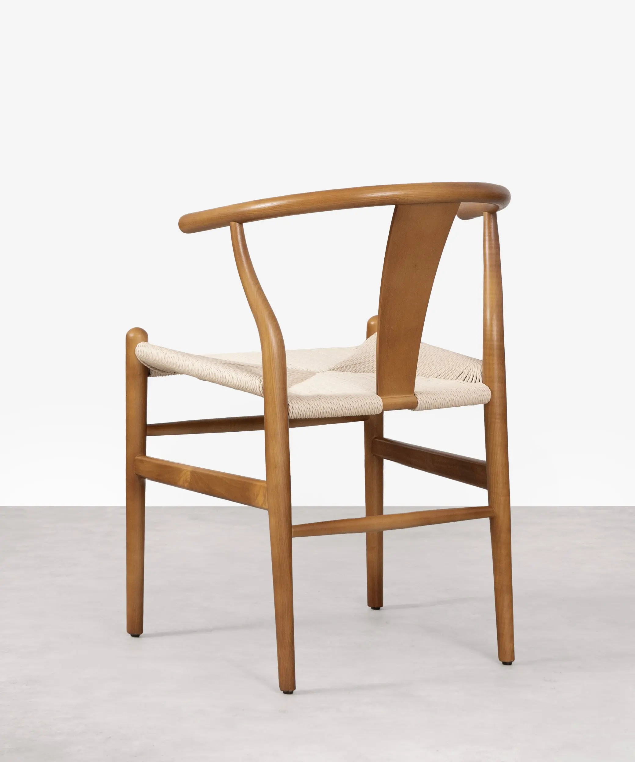 Silla de Comedor en Madera y Cuerda Trenzada Nordeco - Image 5