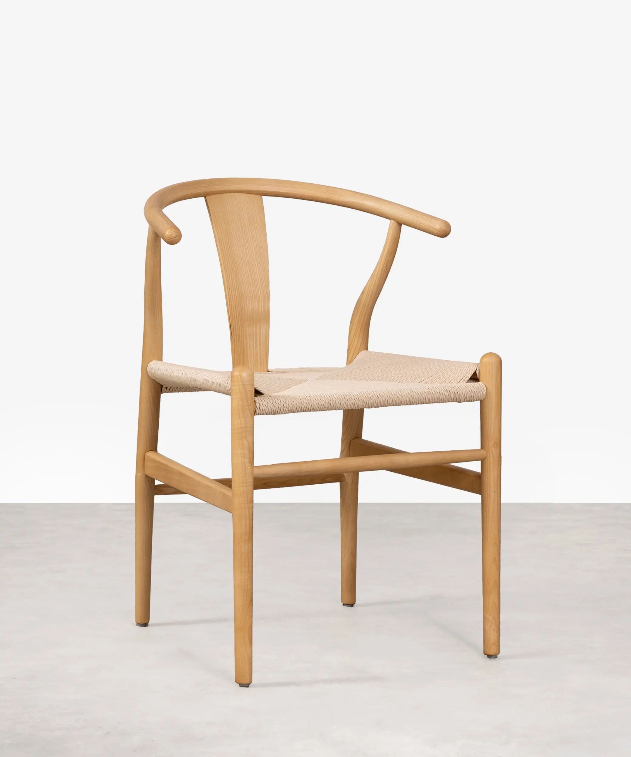 Silla de Comedor en Madera y Cuerda Trenzada Nordeco - Image 8