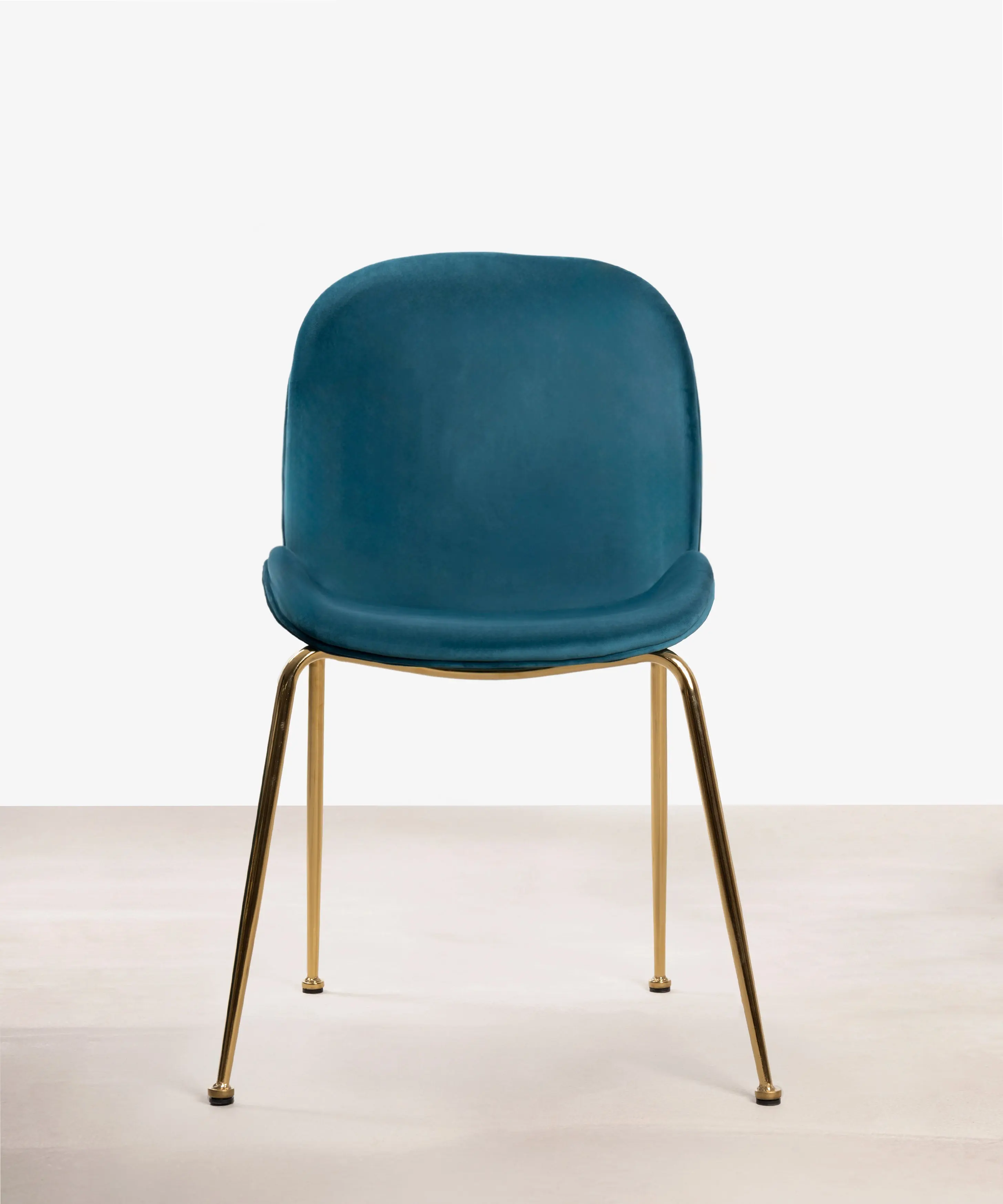Silla de Comedor en Metal y Terciopelo Pary - Image 3