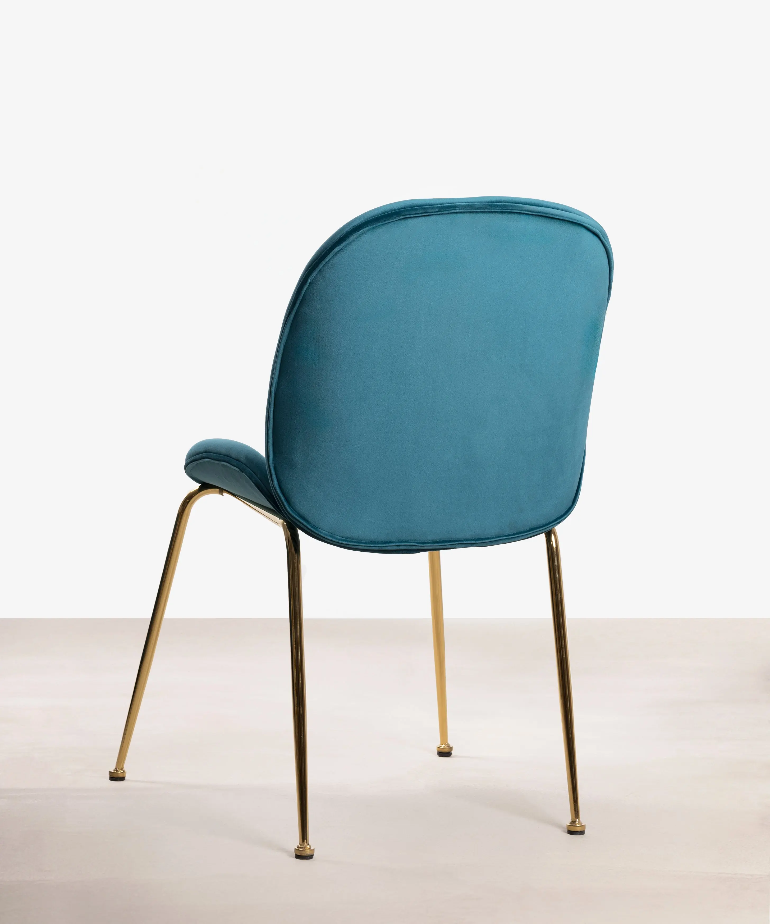 Silla de Comedor en Metal y Terciopelo Pary - Image 5