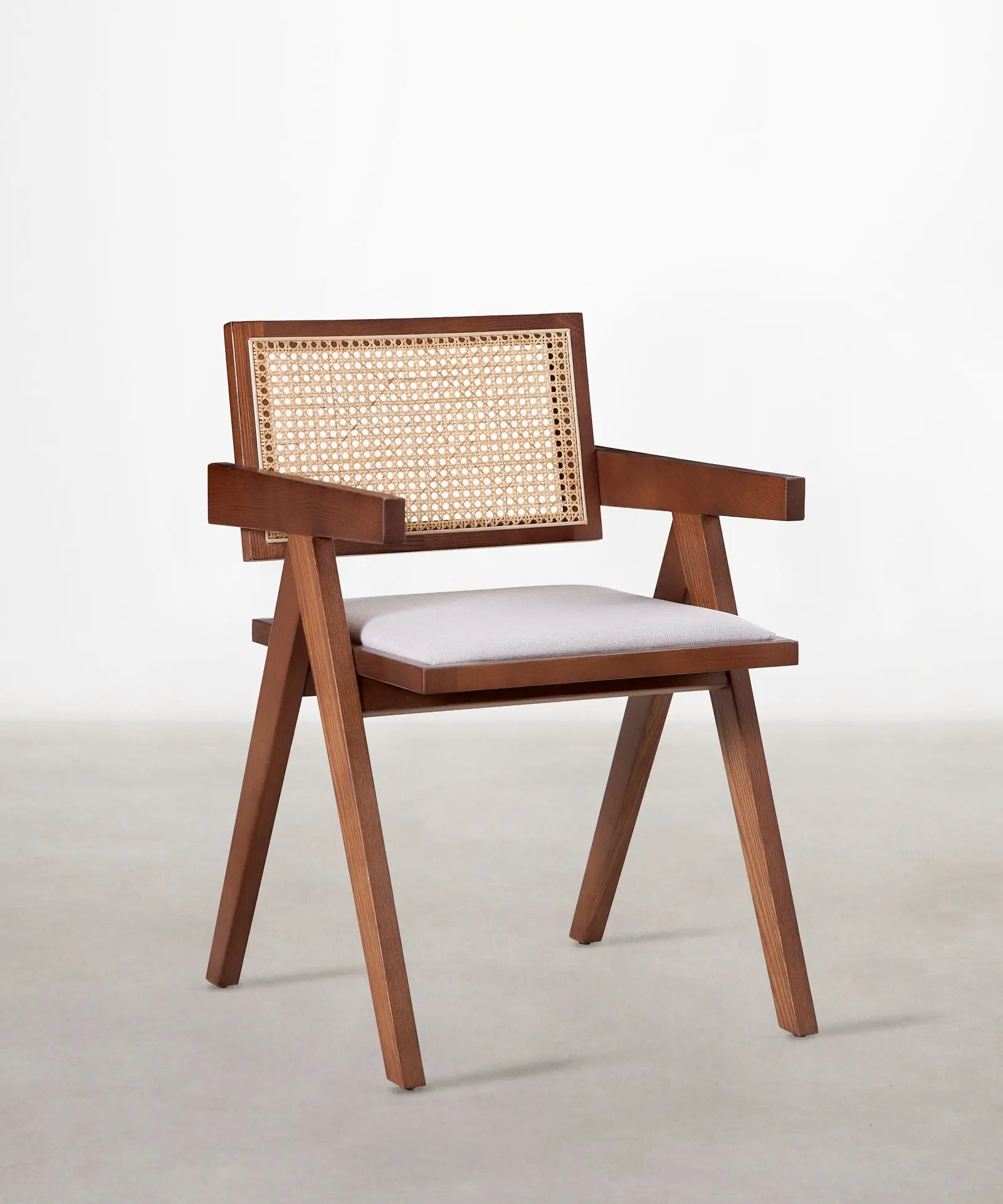Silla de Comedor en Madera Tapizada con Reposabrazos Pauline Arms - Image 7