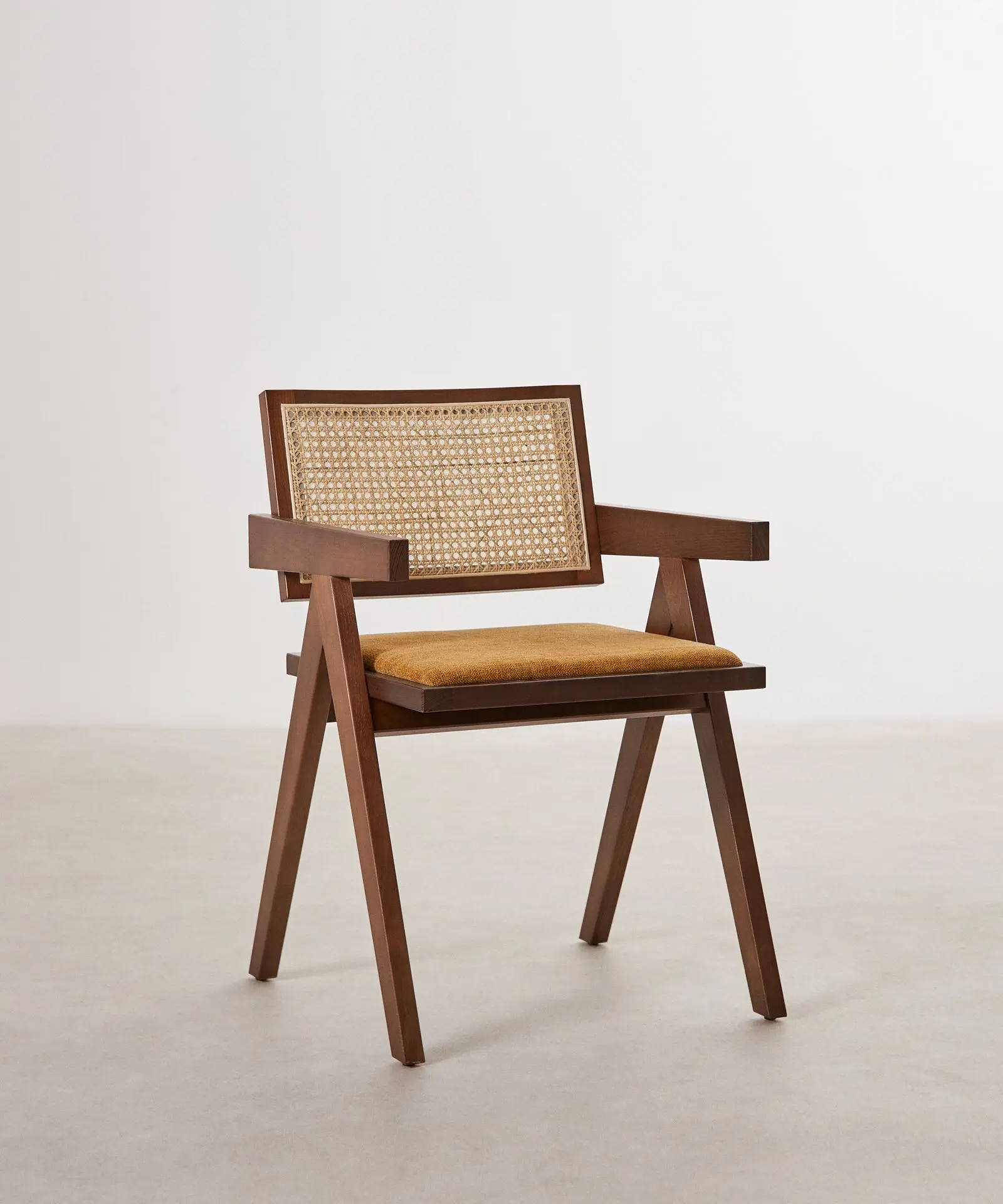 Silla de Comedor en Madera Tapizada con Reposabrazos Pauline Arms - Image 7