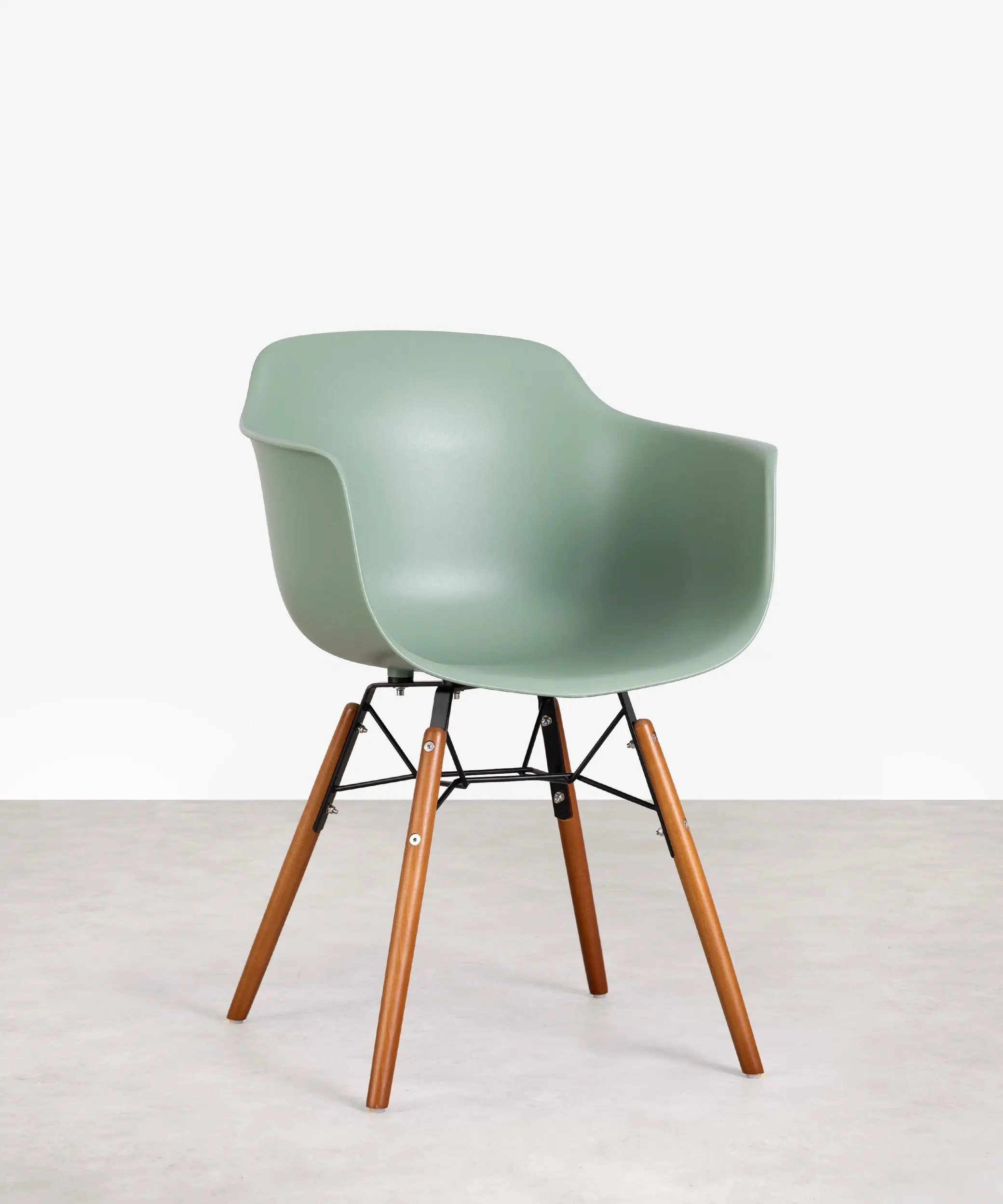 Silla de Polipropileno y Madera con Reposabrazos Elon Arms - Image 28