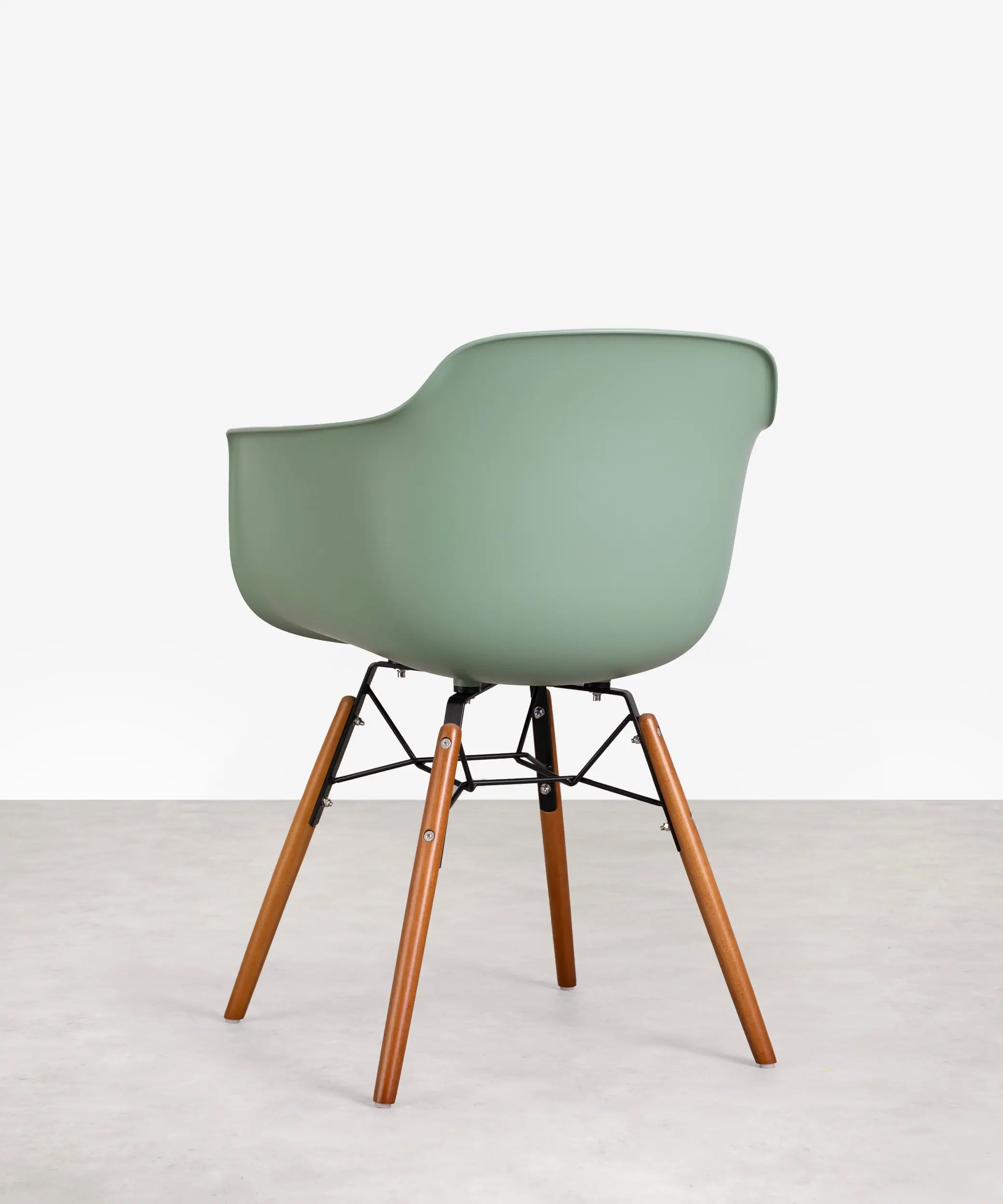 Silla de Polipropileno y Madera con Reposabrazos Elon Arms - Image 32