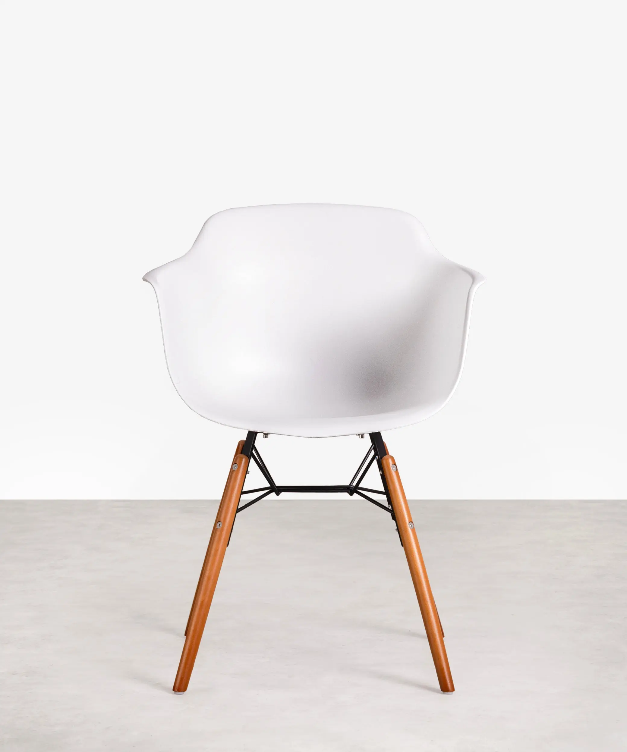 Silla de Polipropileno y Madera con Reposabrazos Elon Arms - Image 44