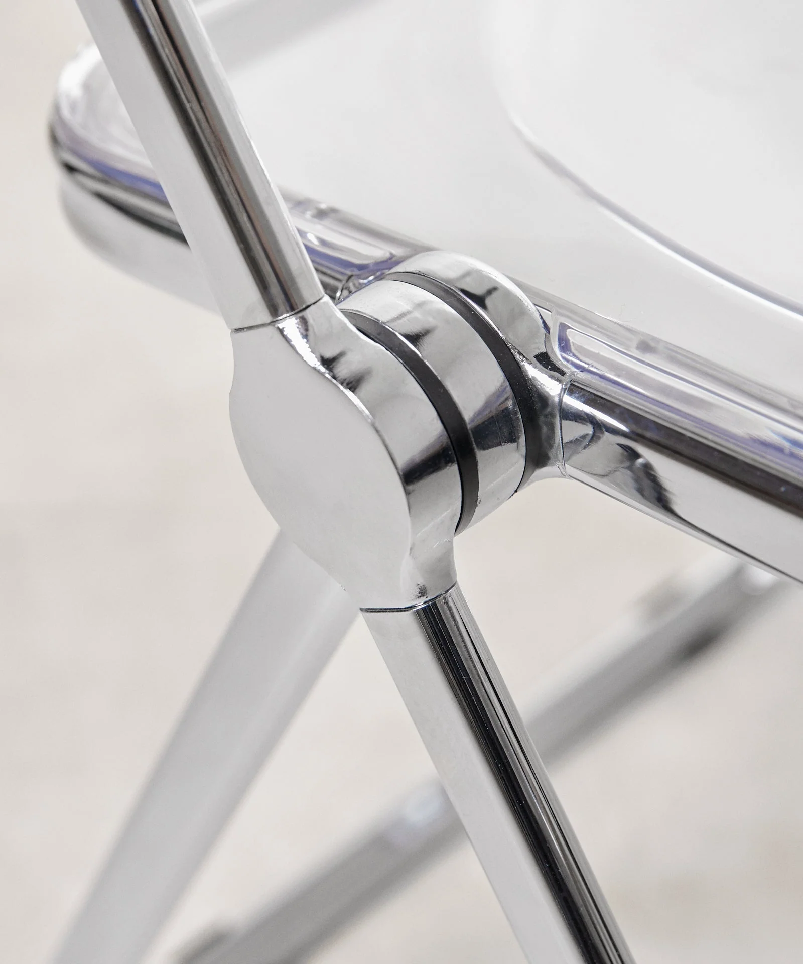 Silla plegable en acero cromado Luma - Image 16