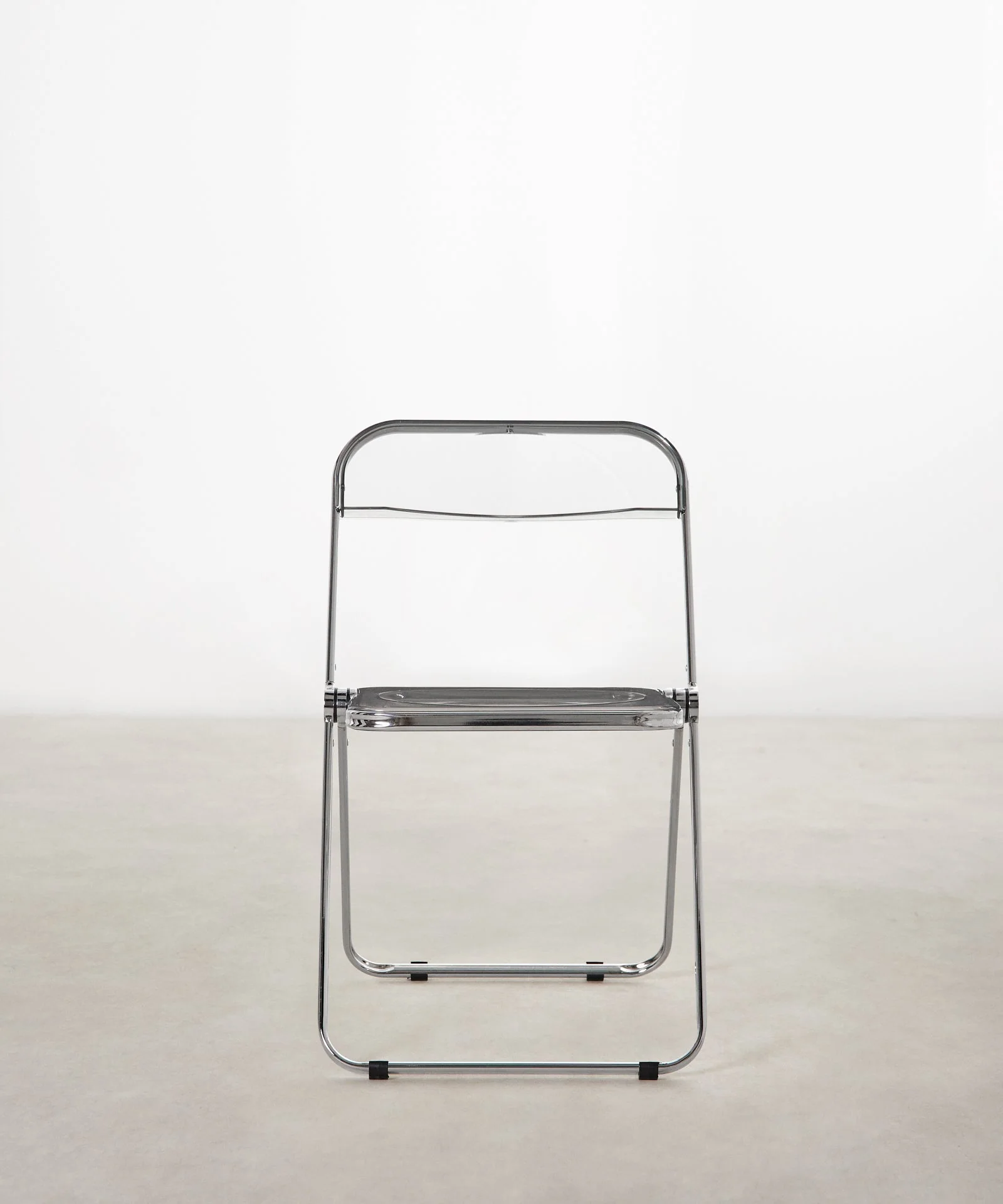 Silla plegable en acero cromado Luma - Image 4