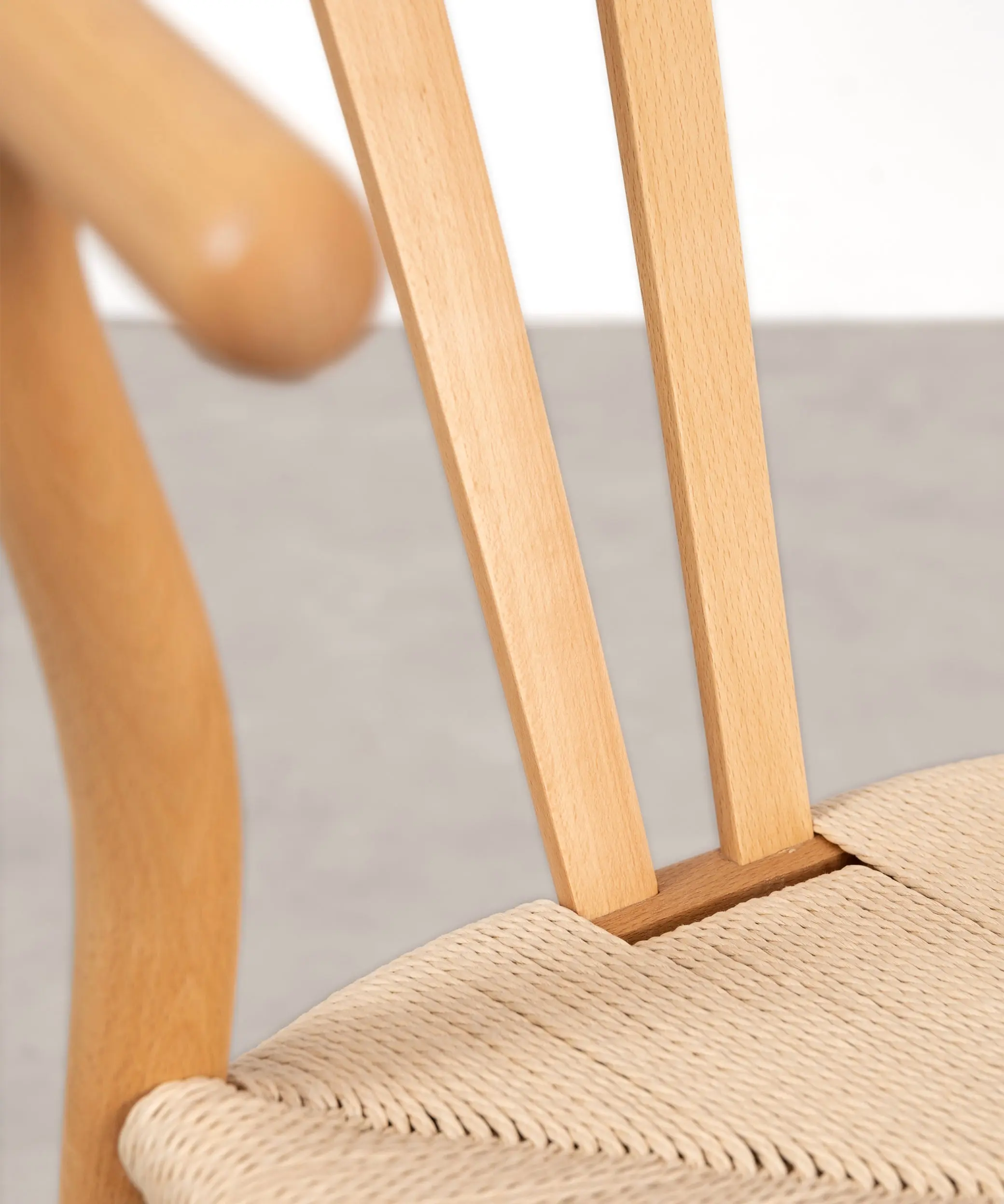 Silla de Comedor en Madera y Cuerda Trenzada Retro Edition - Image 2