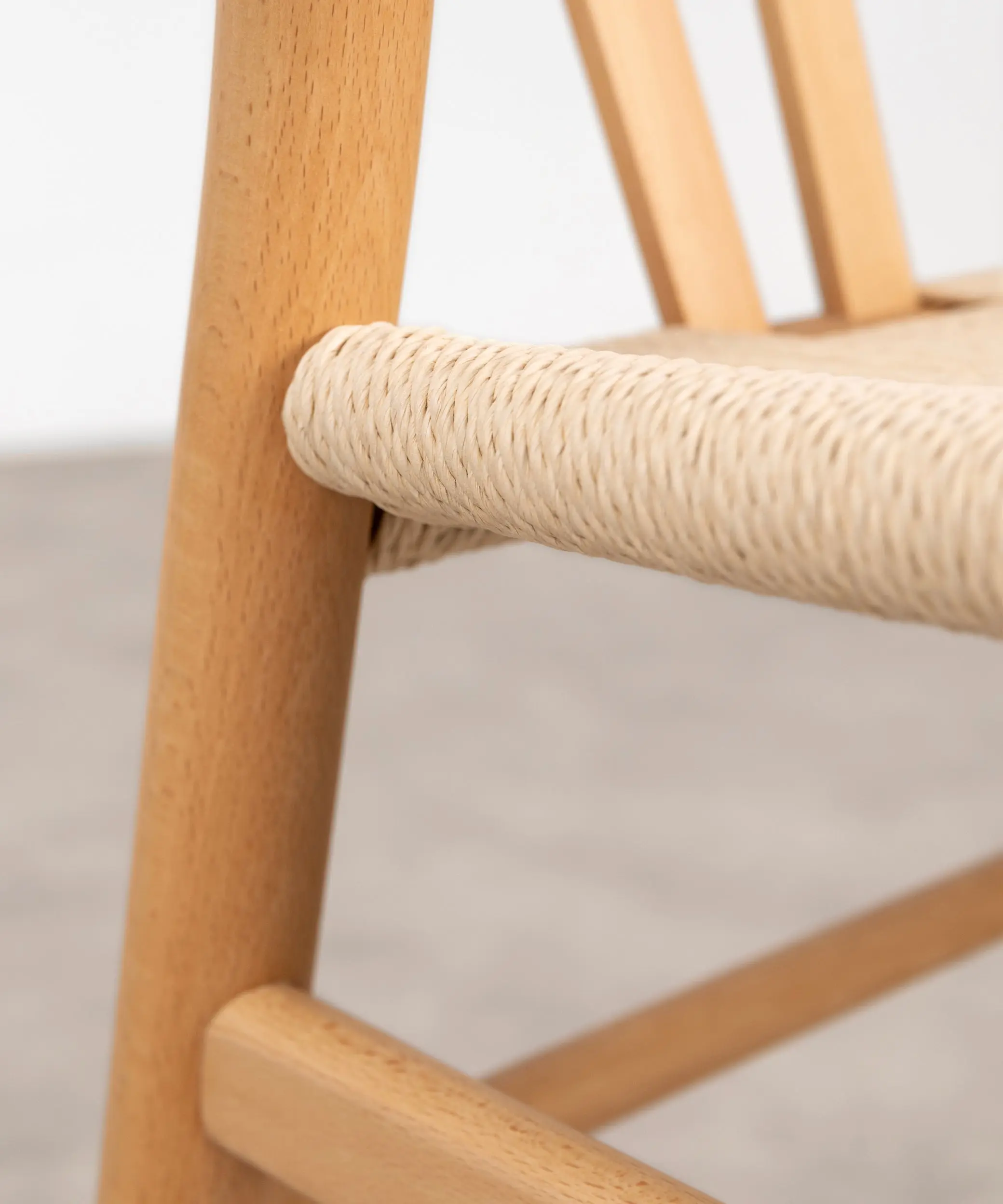 Silla de Comedor en Madera y Cuerda Trenzada Retro Edition - Image 7