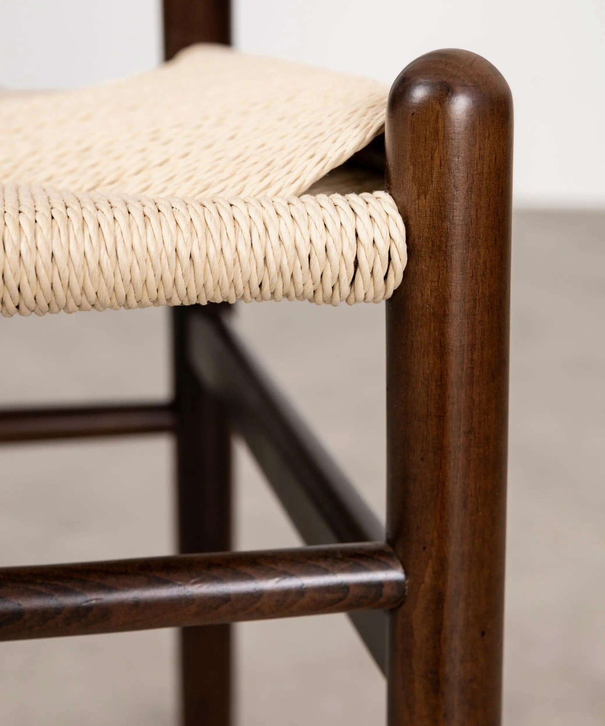 Silla de Comedor en Madera y Cuerda Trenzada Retro Edition - Image 9