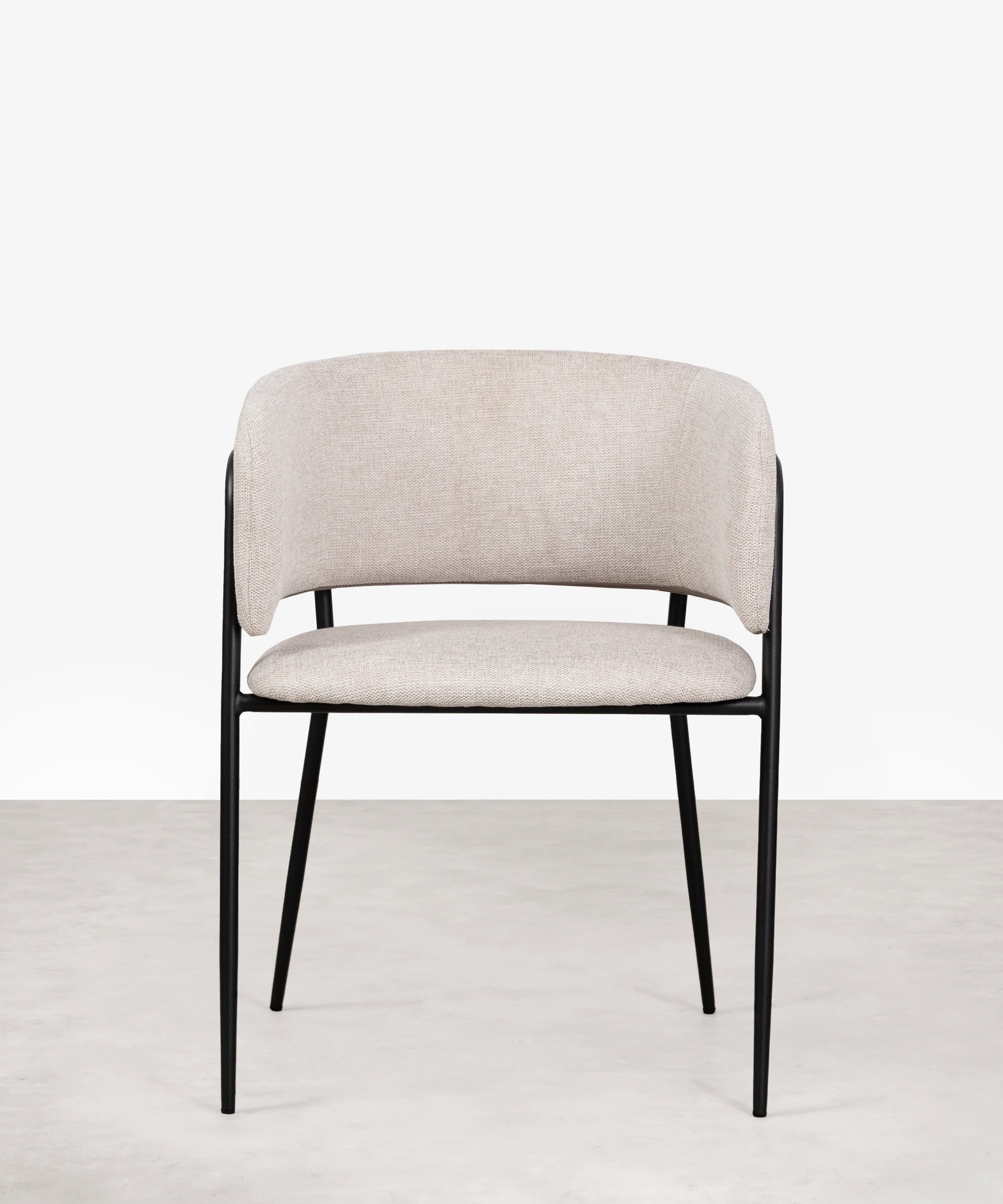 Silla de Comedor en Tela y Metal con Reposabrazos Teresa - Image 12