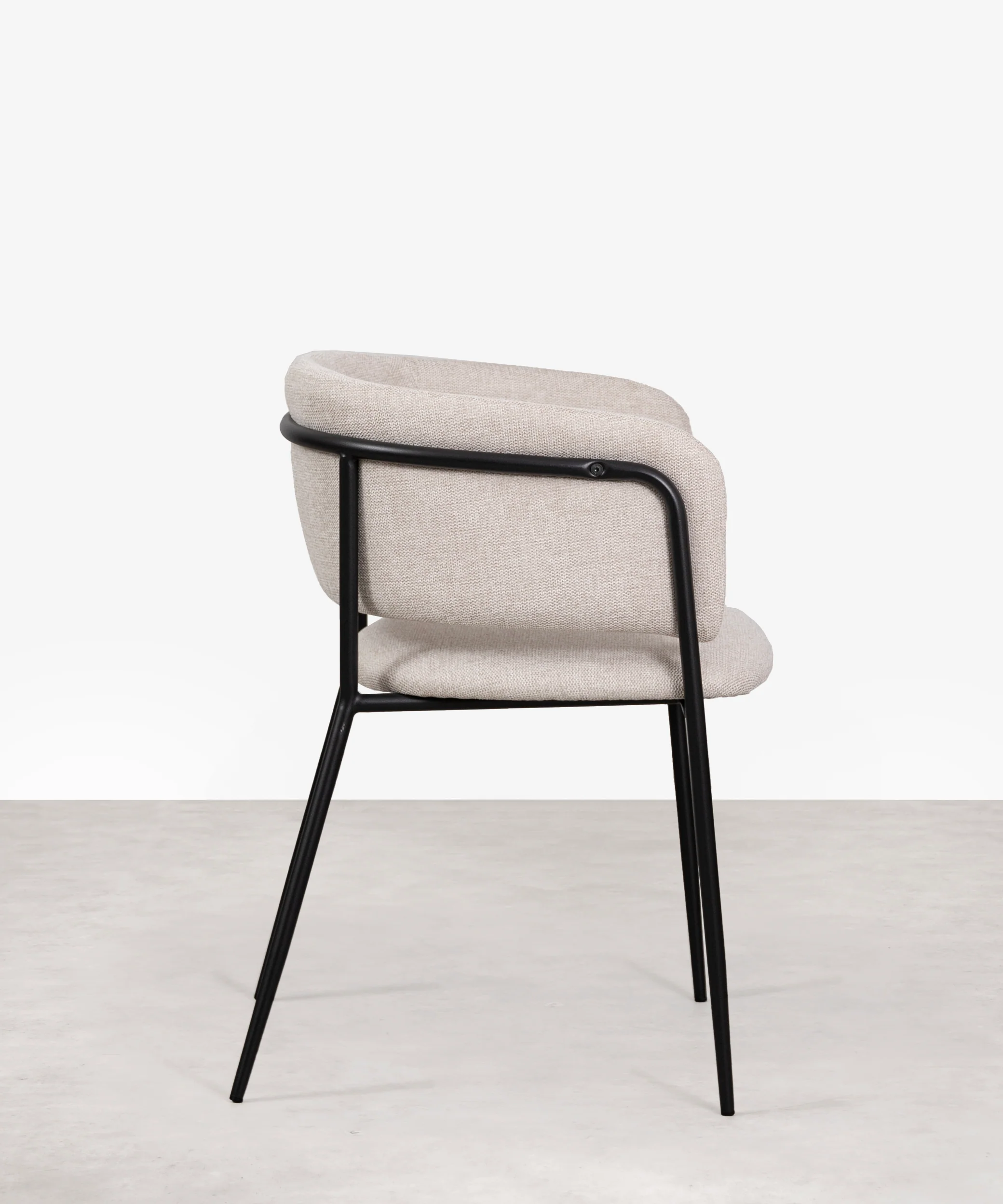 Silla de Comedor en Tela y Metal con Reposabrazos Teresa - Image 13