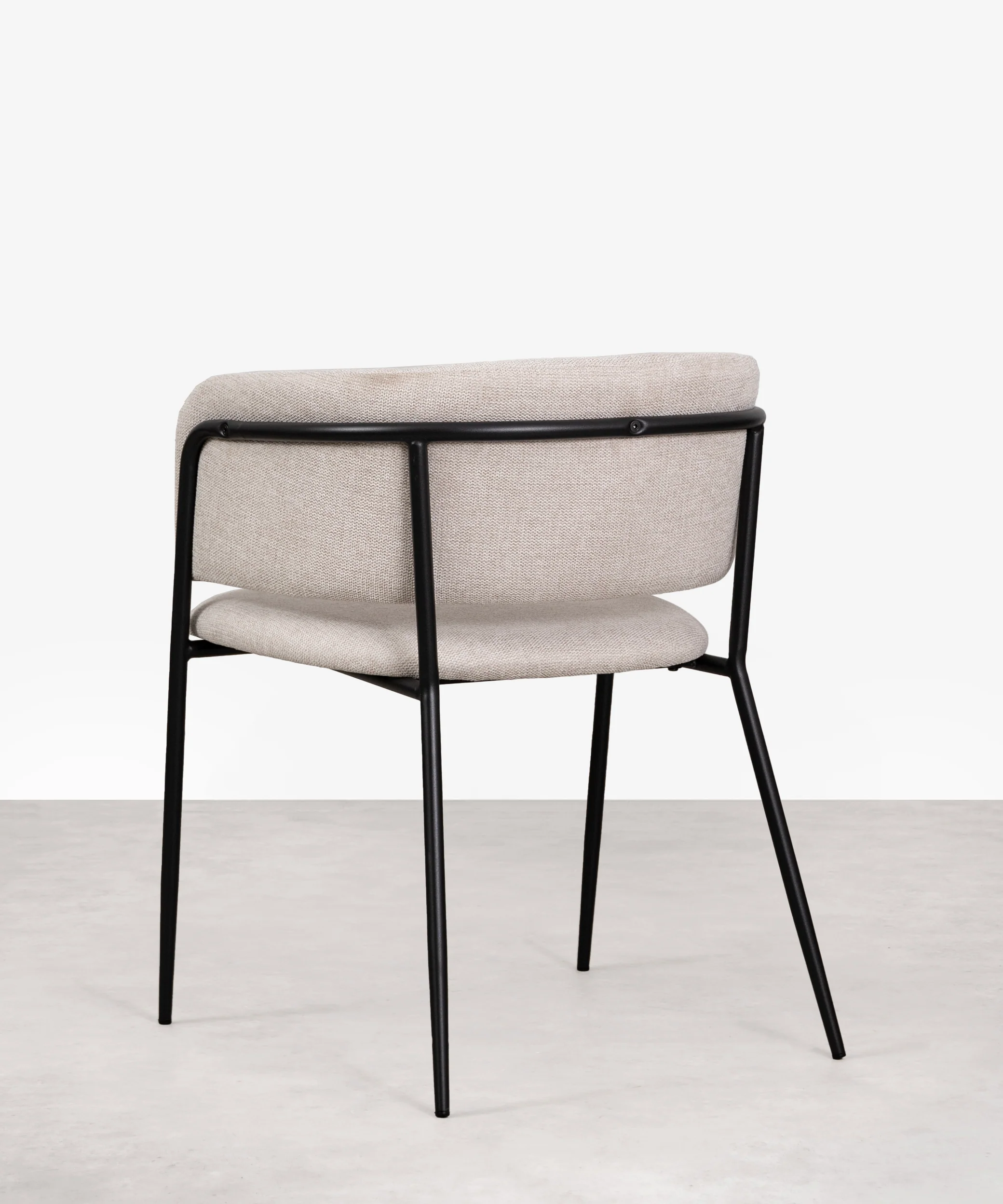Silla de Comedor en Tela y Metal con Reposabrazos Teresa - Image 14