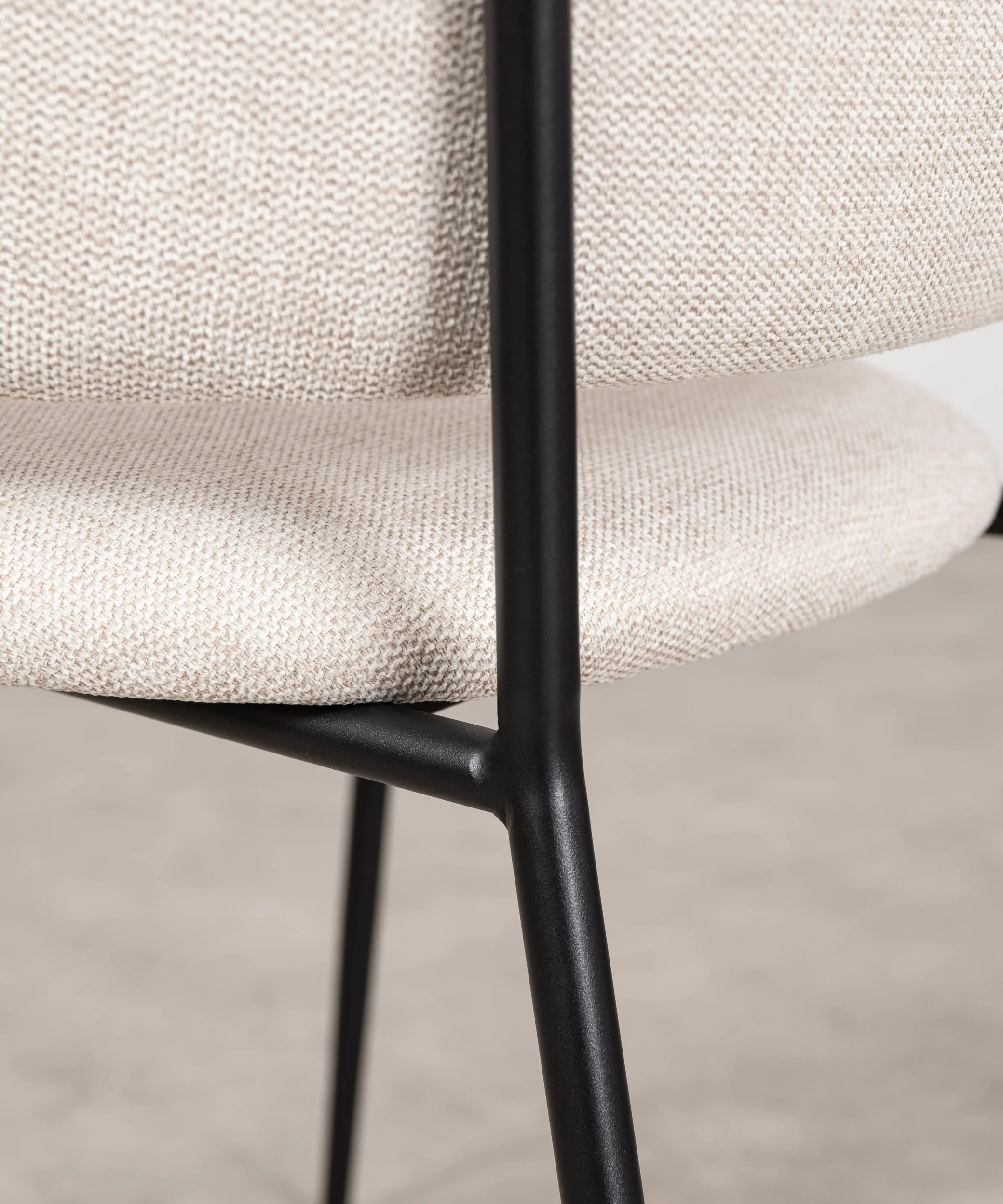 Silla de Comedor en Tela y Metal con Reposabrazos Teresa - Image 18